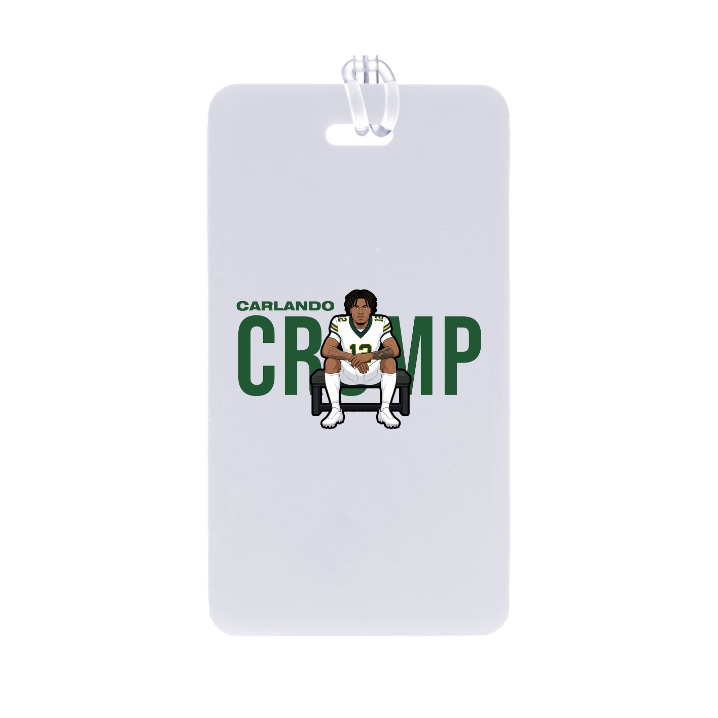 Bag Tag — Player Name in Classic