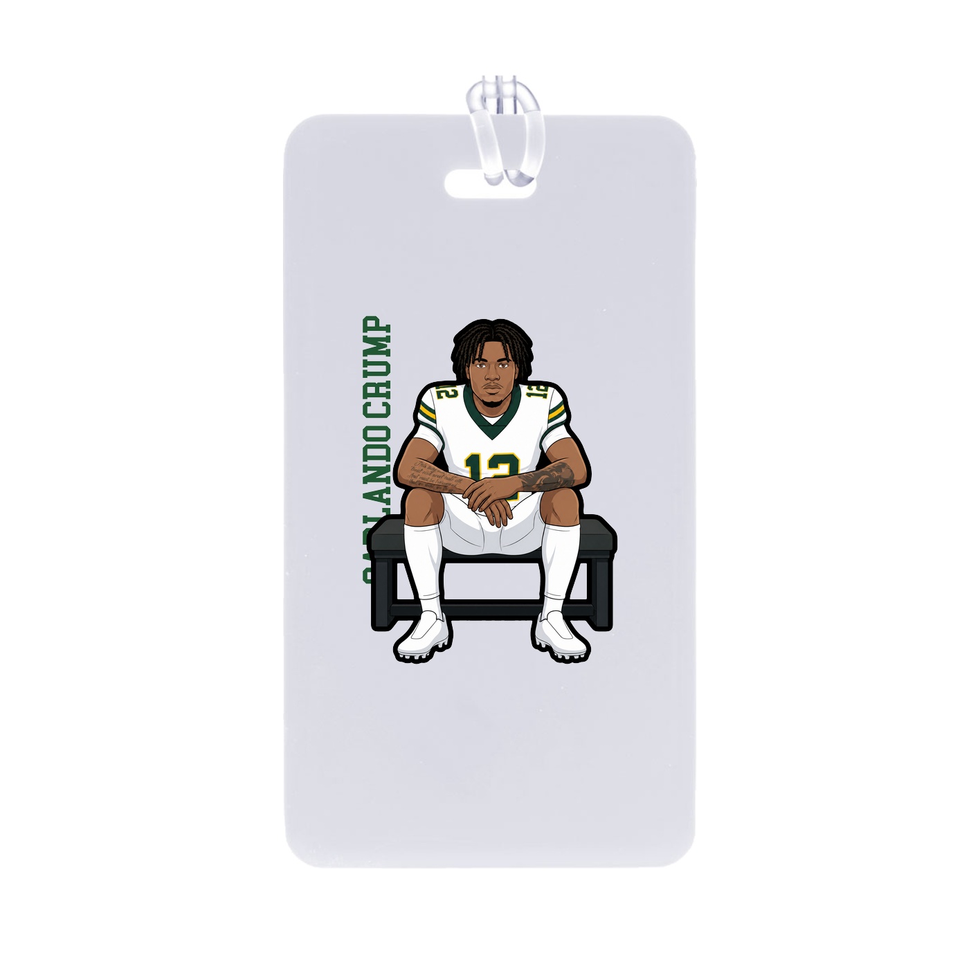 Bag Tag — Name Vertical in Classic