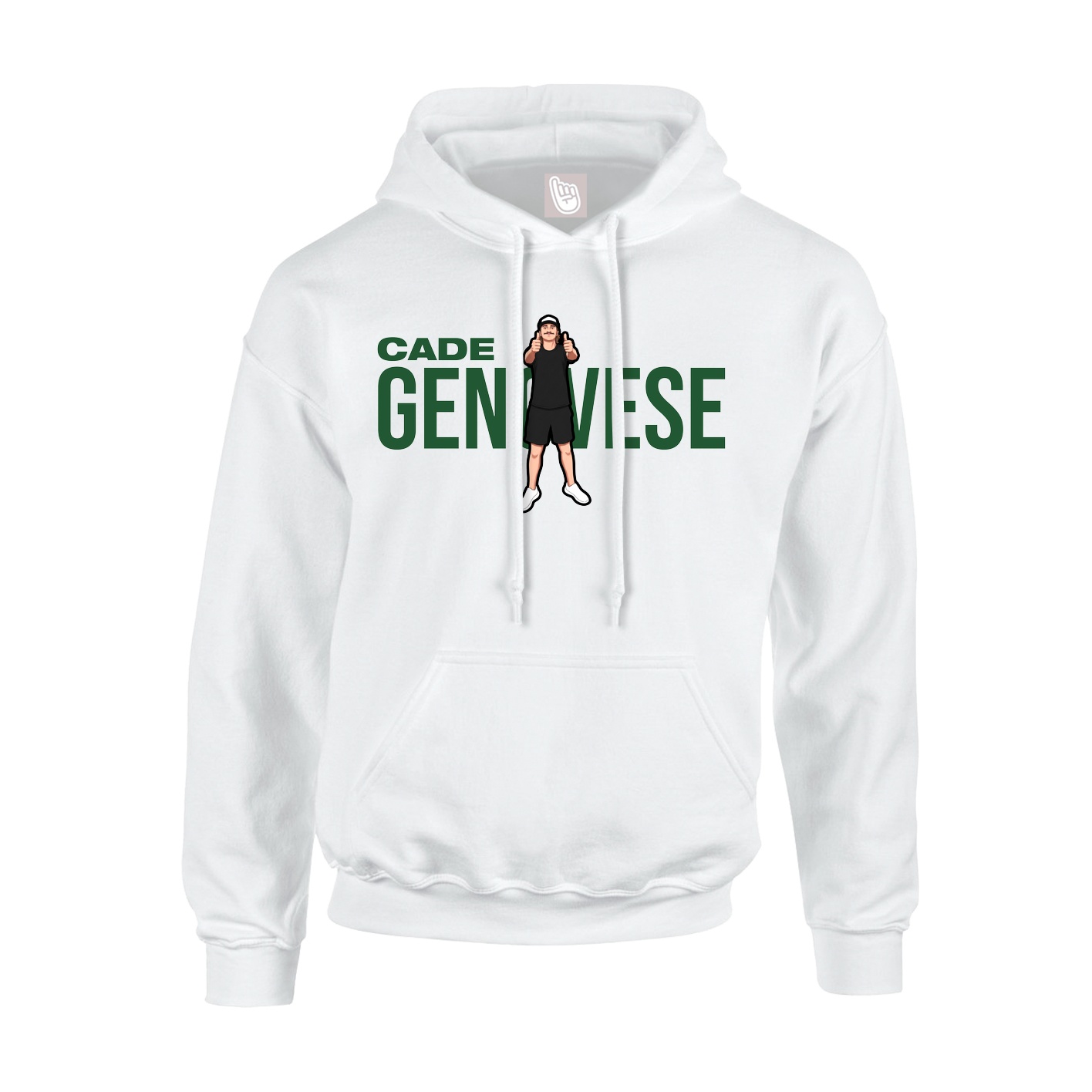 Hoodie — Player Name in White