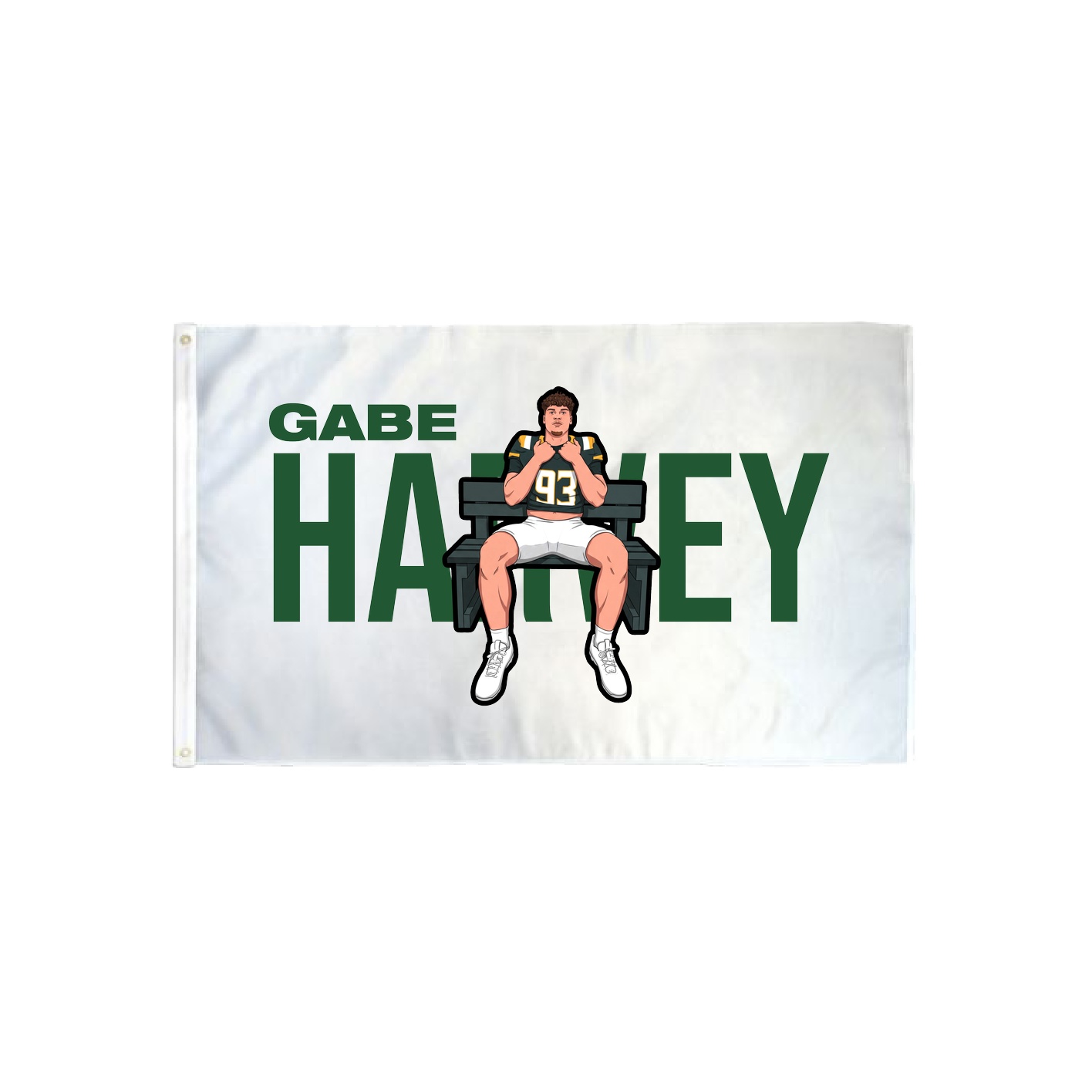 3x5 Flag — Player Name in Classic