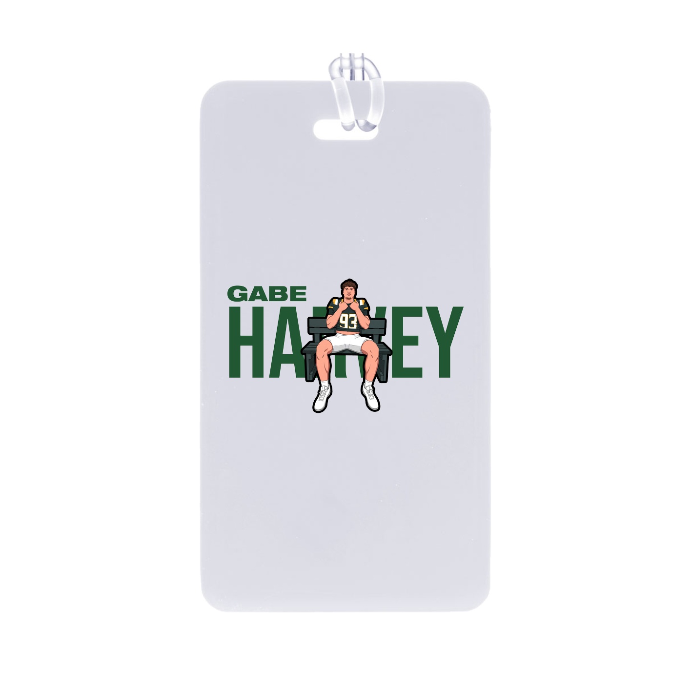 Bag Tag — Player Name in Classic