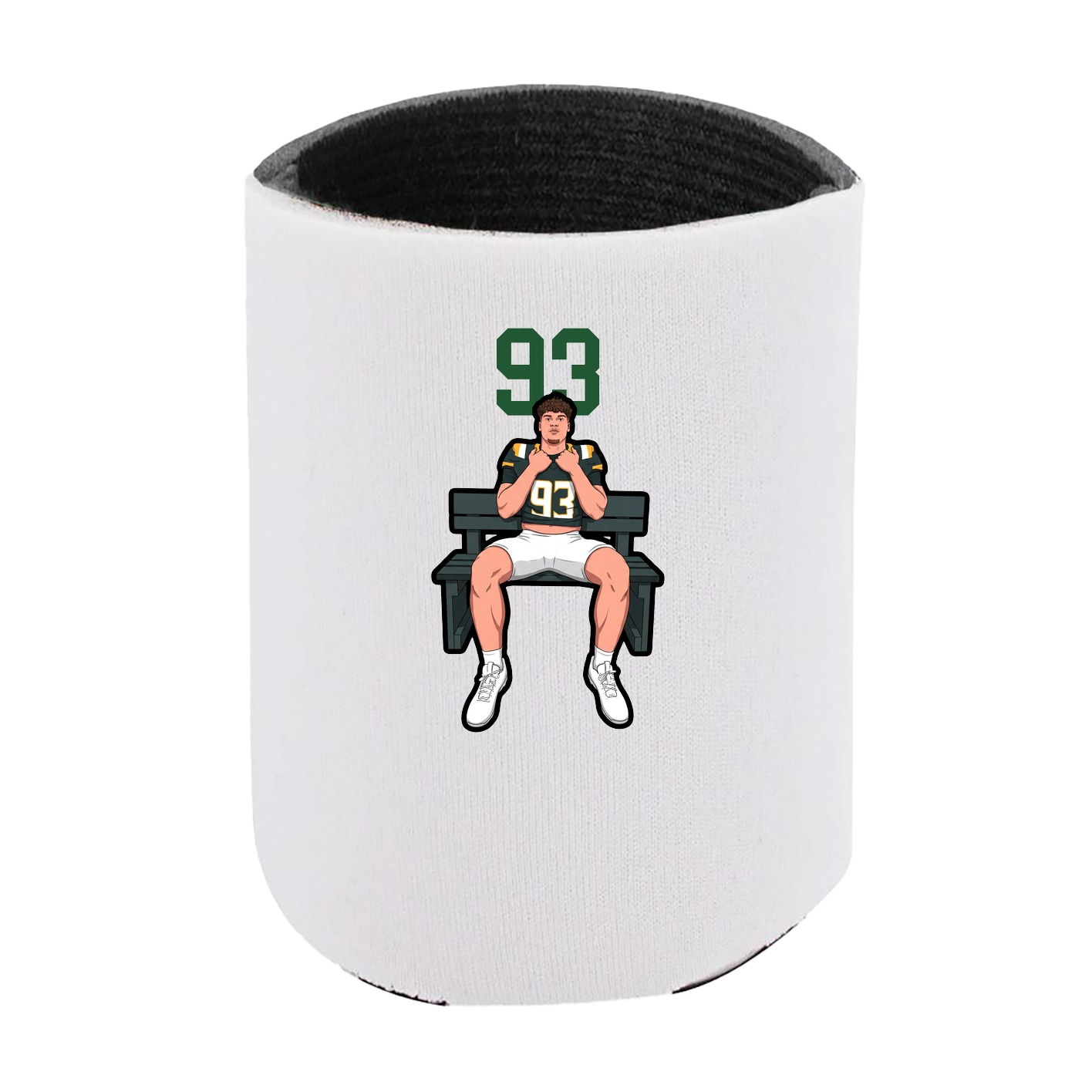 Can Holder — Number Top in White