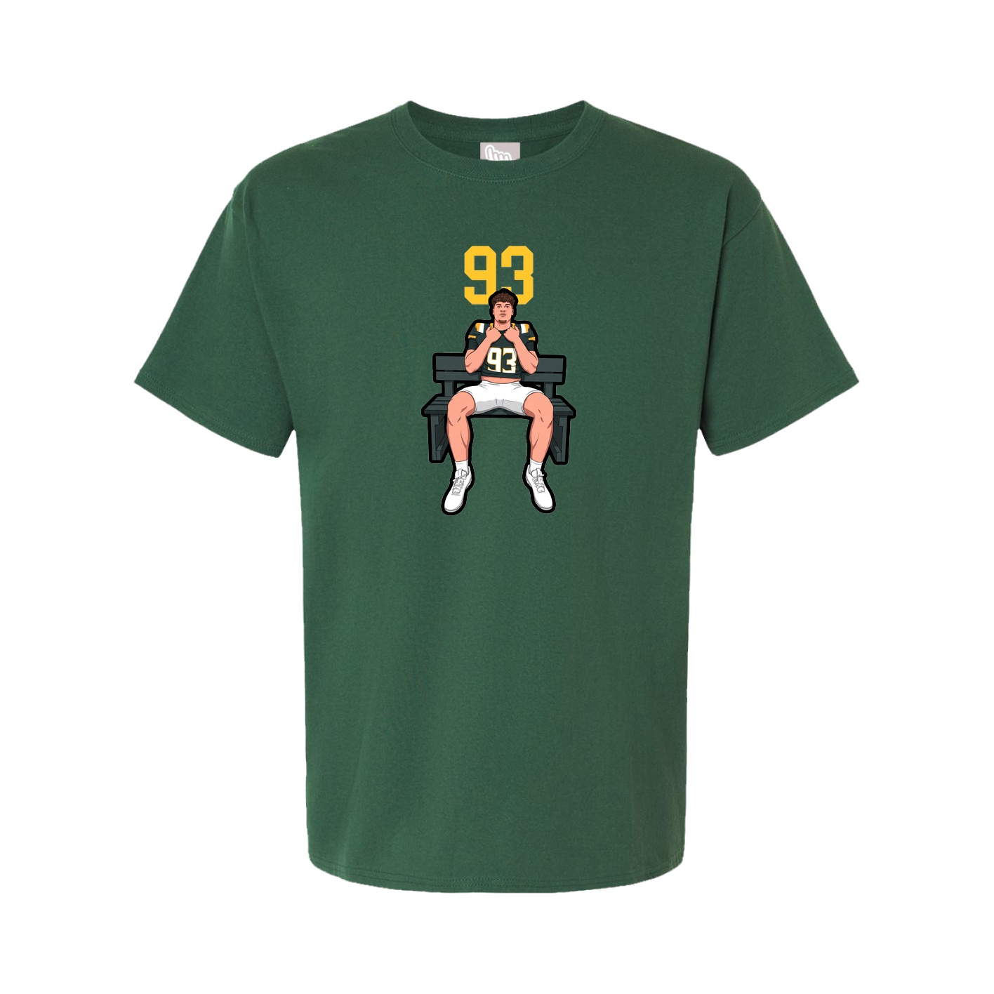 Tee — Number Top in Green