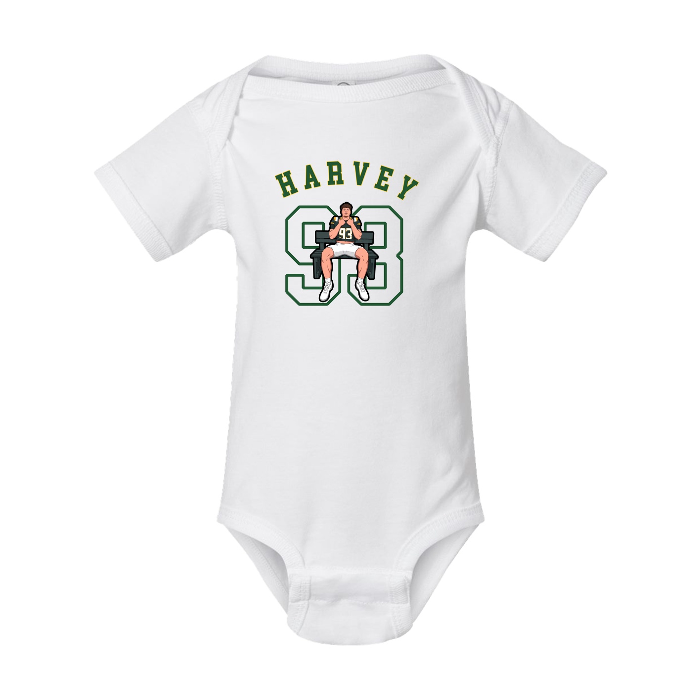 Baby Onesie — Shirsey Arch in White