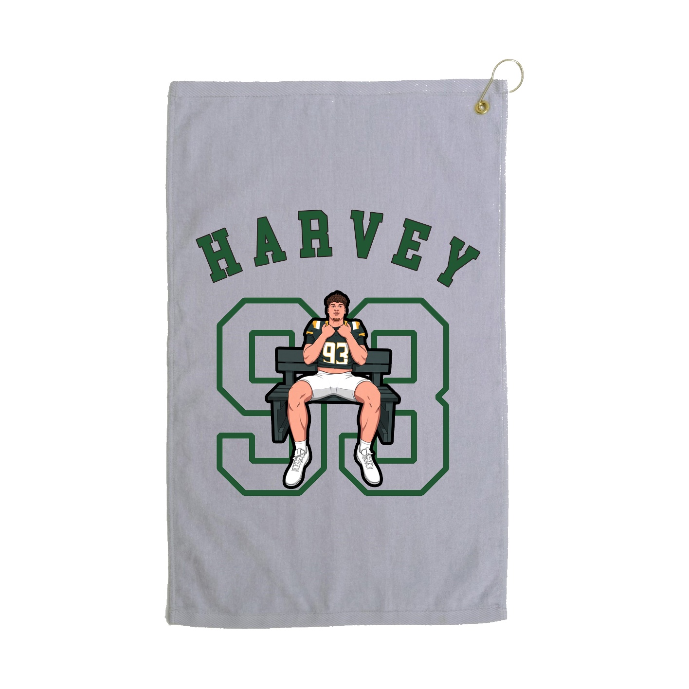 Golf Towel — Shirsey Arch in Grey