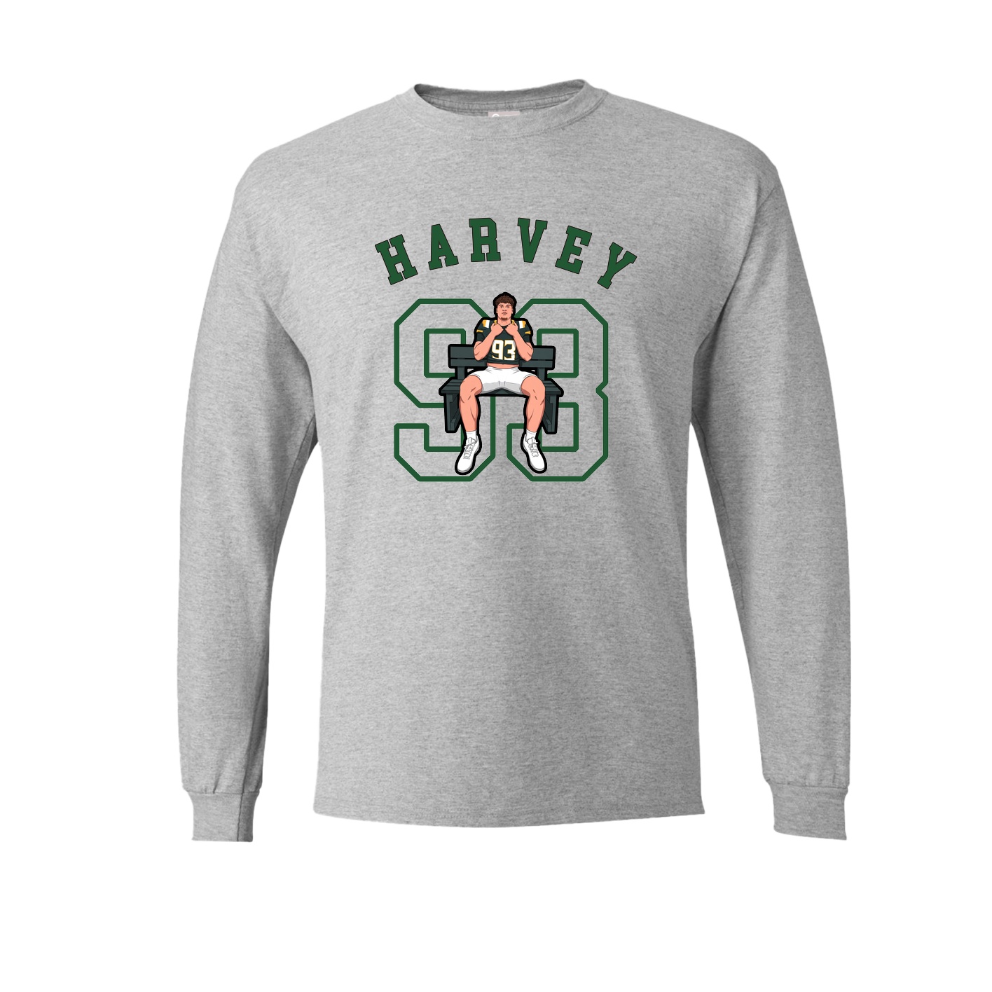 Long Sleeve Tee — Shirsey Arch in Grey
