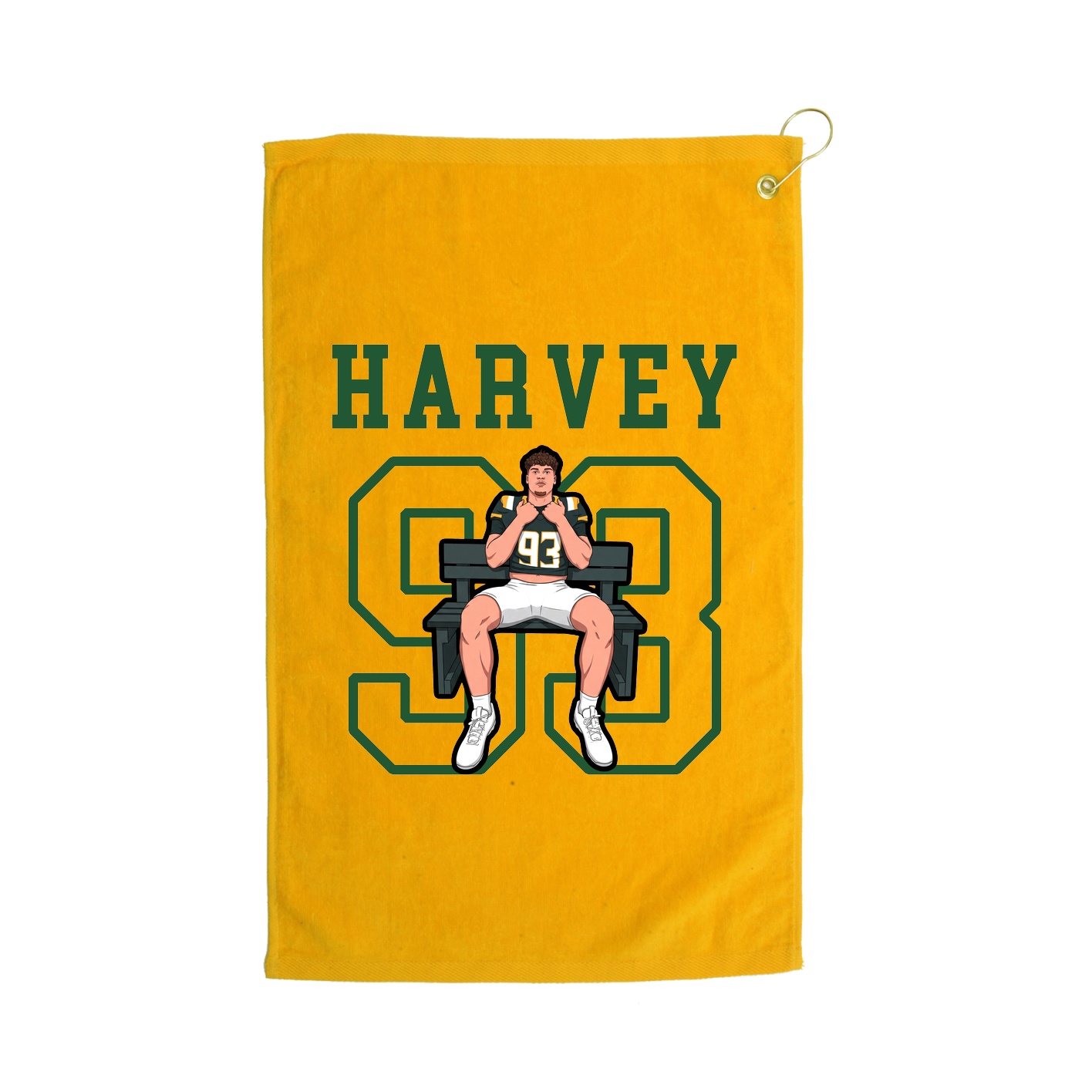 Golf Towel — Shirsey in Gold
