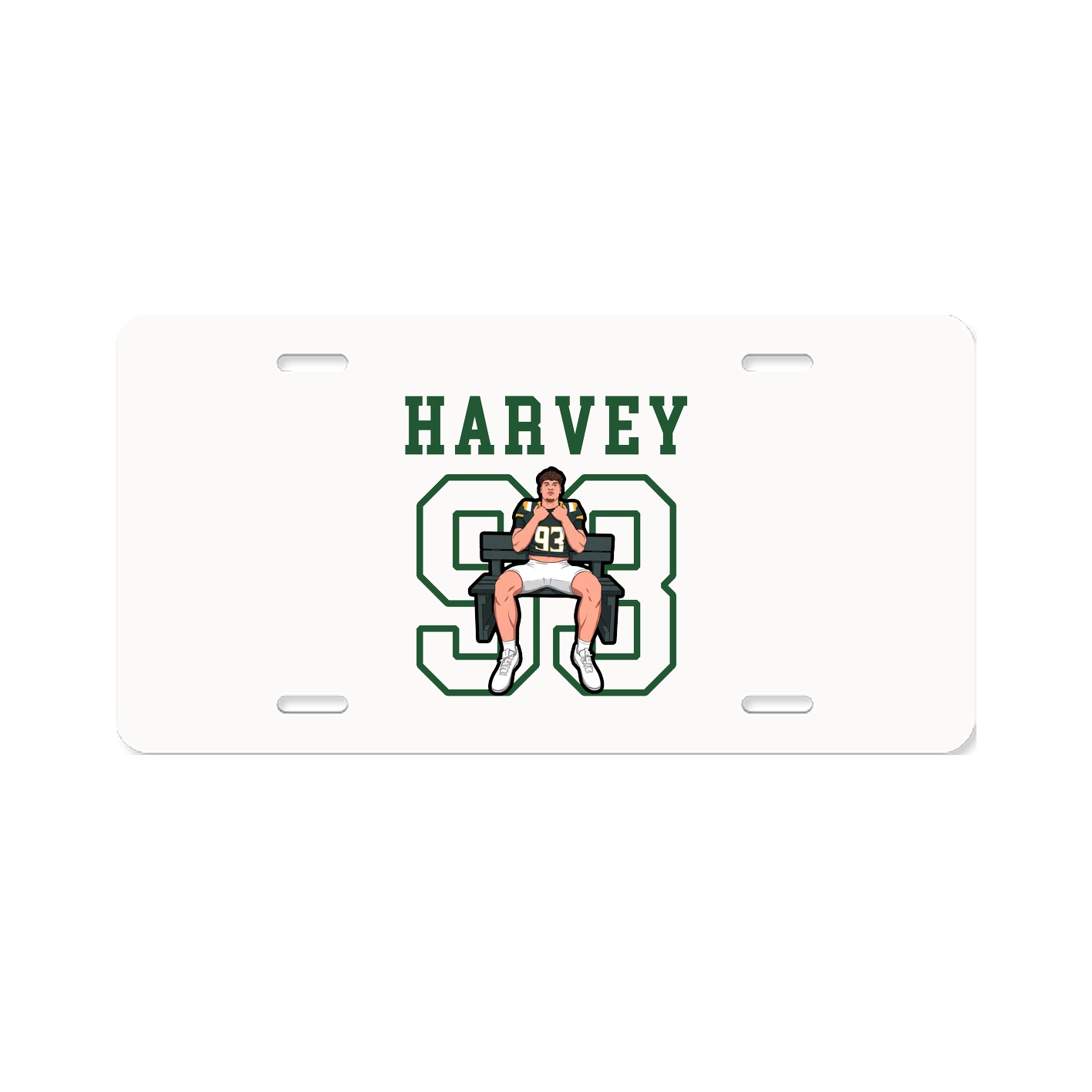 License Plate — Shirsey in Classic