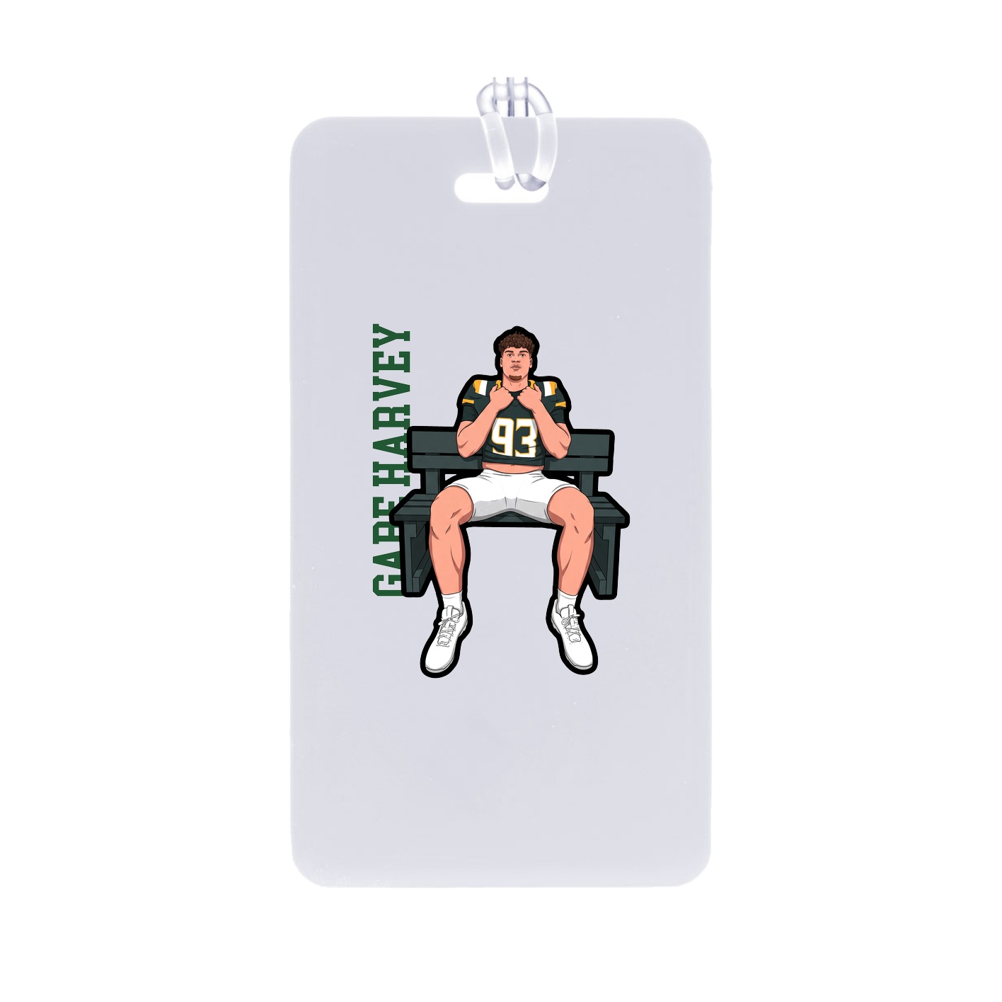 Bag Tag — Name Vertical in Classic