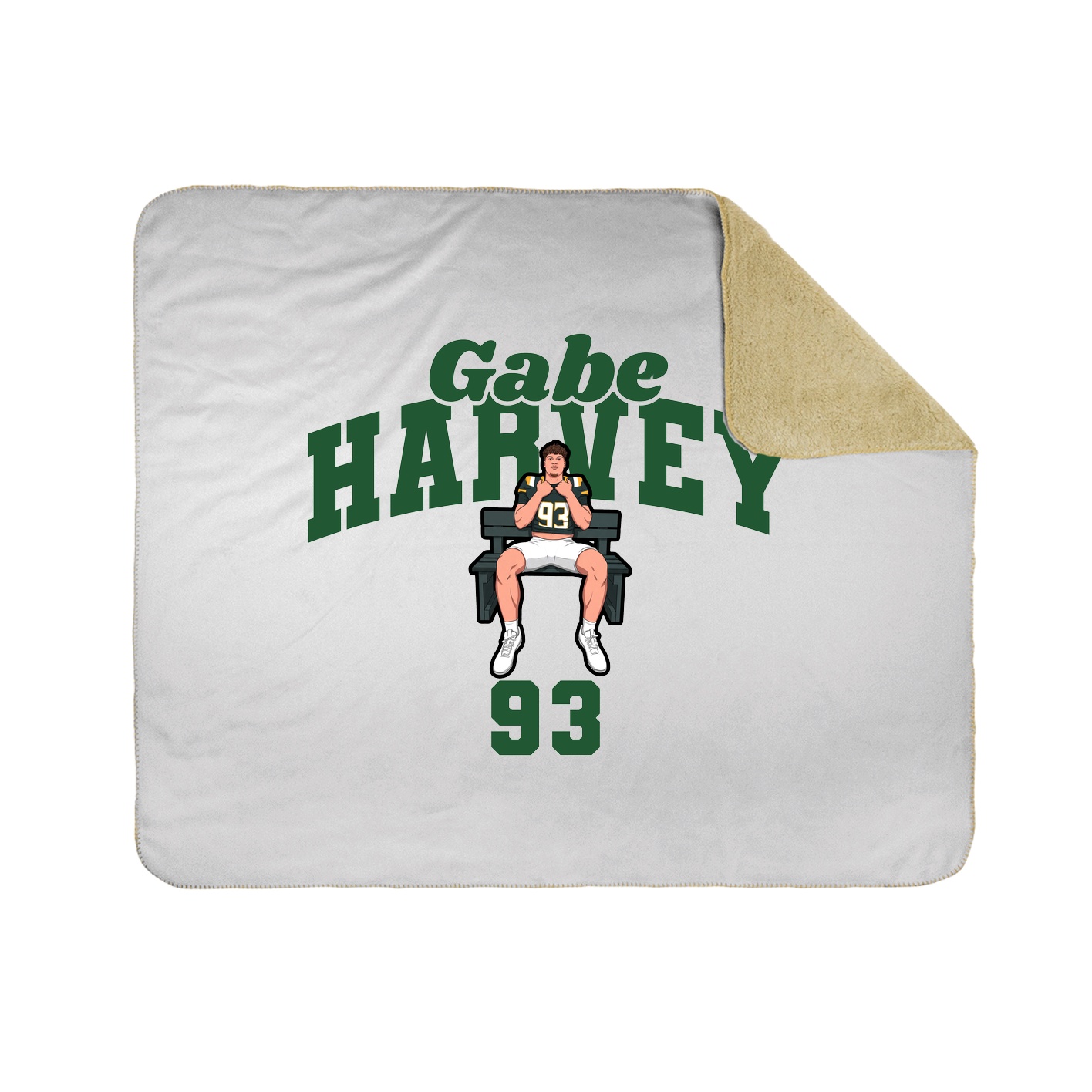 Throw Blanket — Signature Arch in White