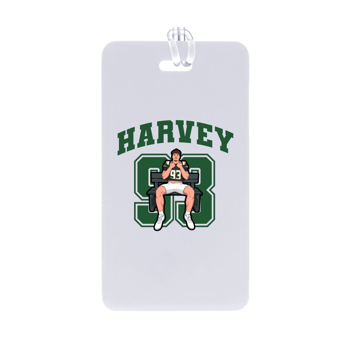 Bag Tag — Number in Classic