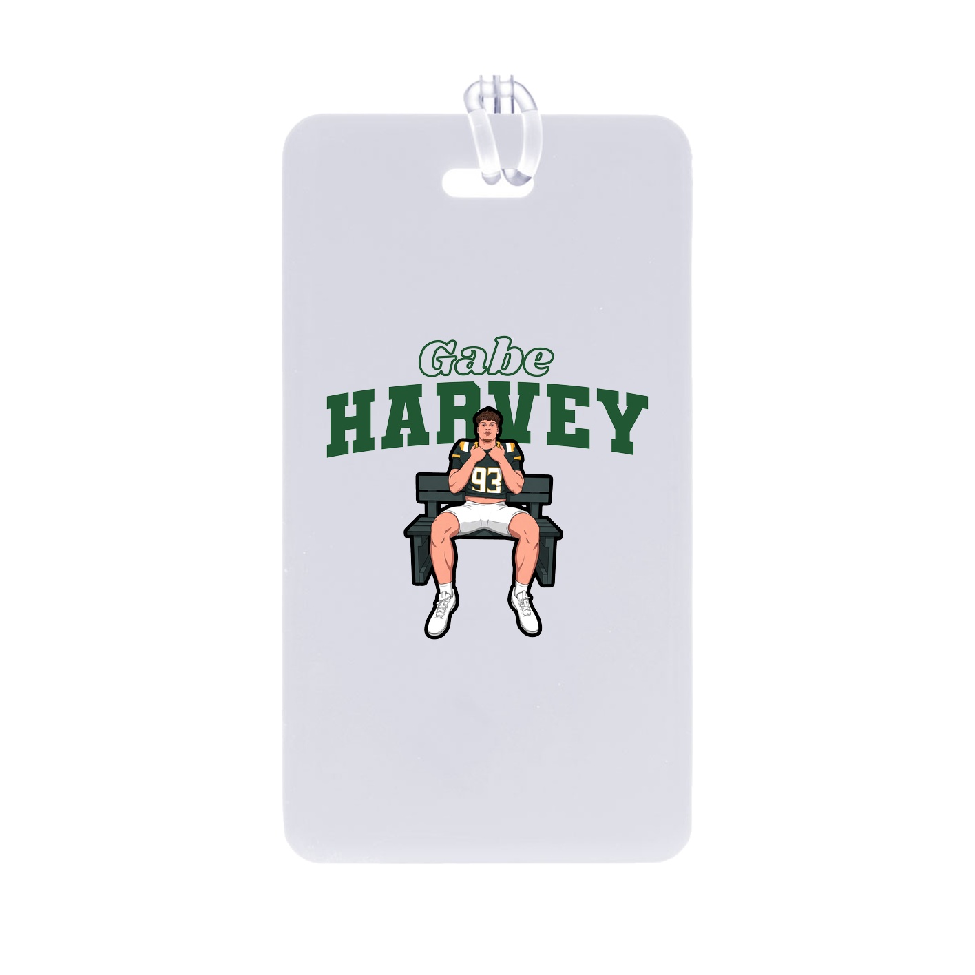 Bag Tag — Name Arch in Classic