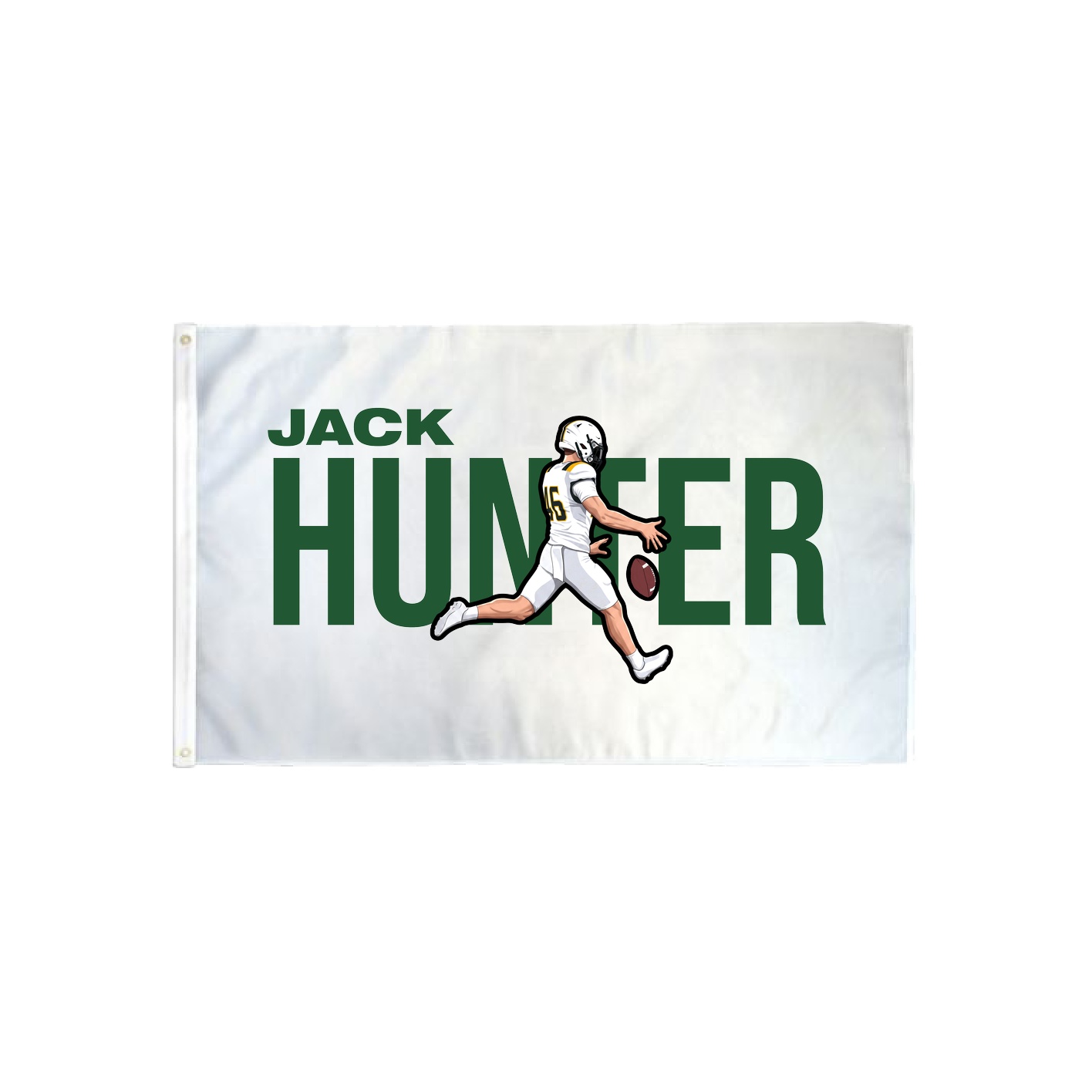 3x5 Flag — Player Name in Classic