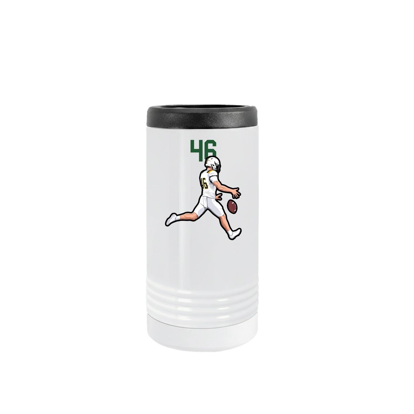 Slim Beverage Holder — Number Top in White