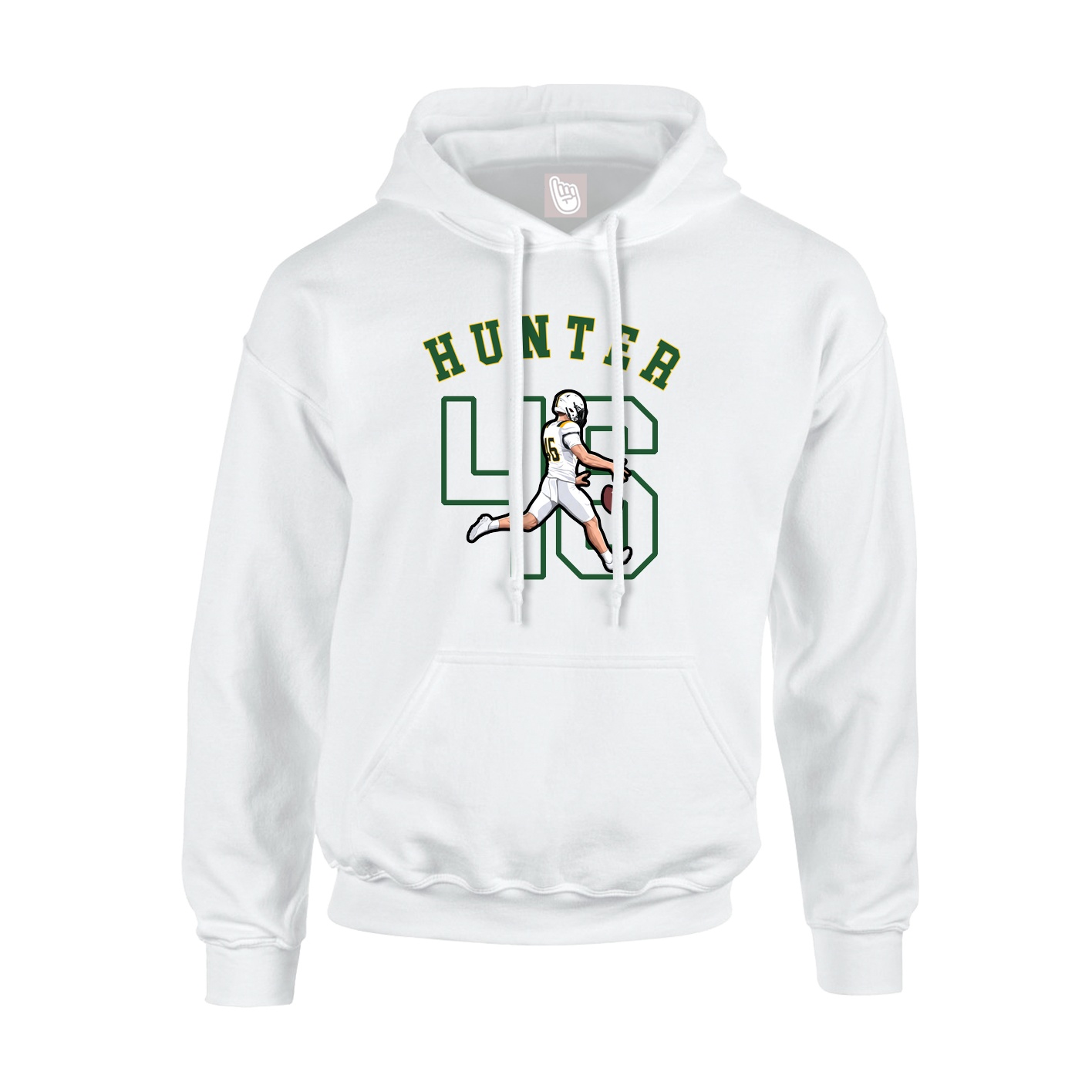 Hoodie — Shirsey Arch in White