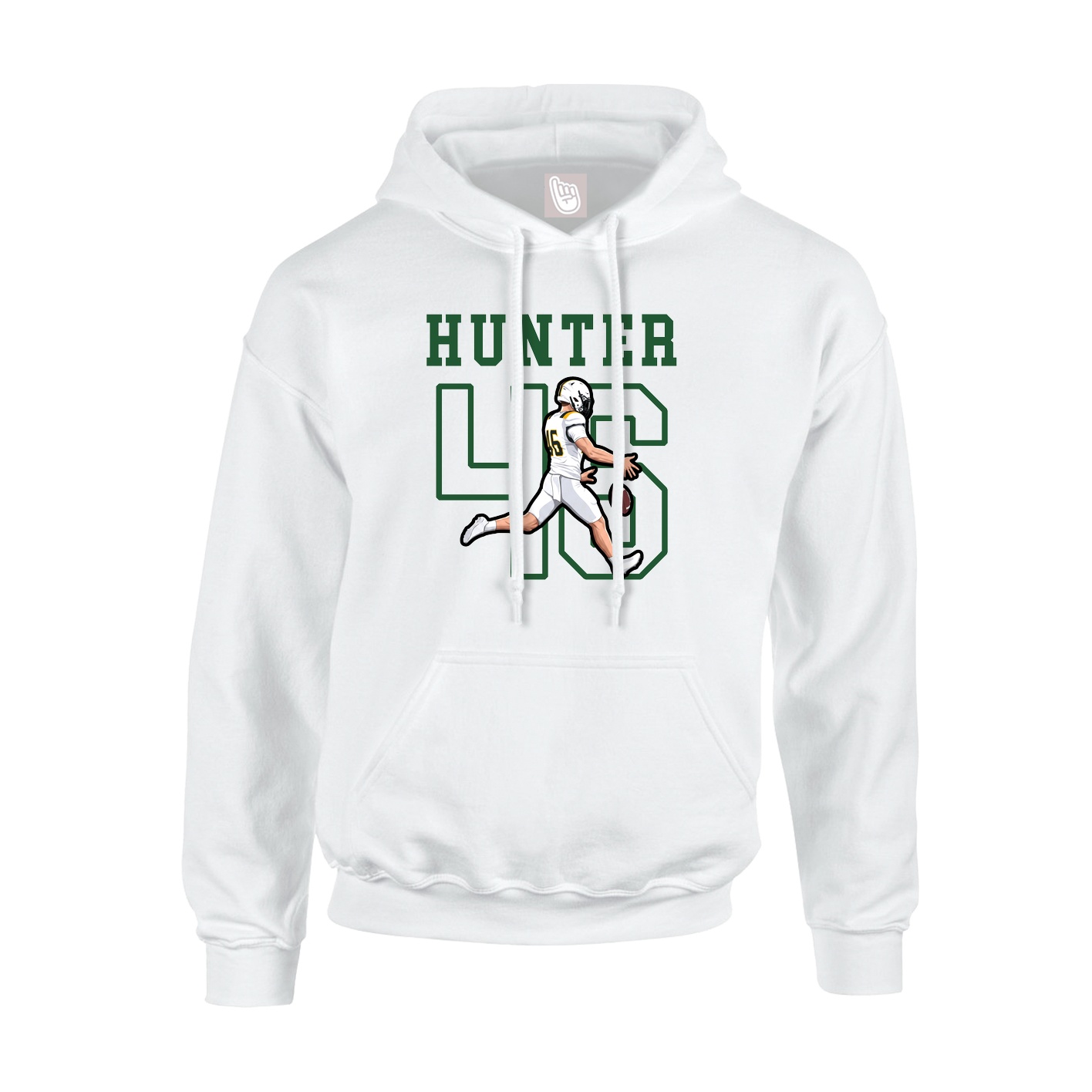 Youth Hoodie — Shirsey in White