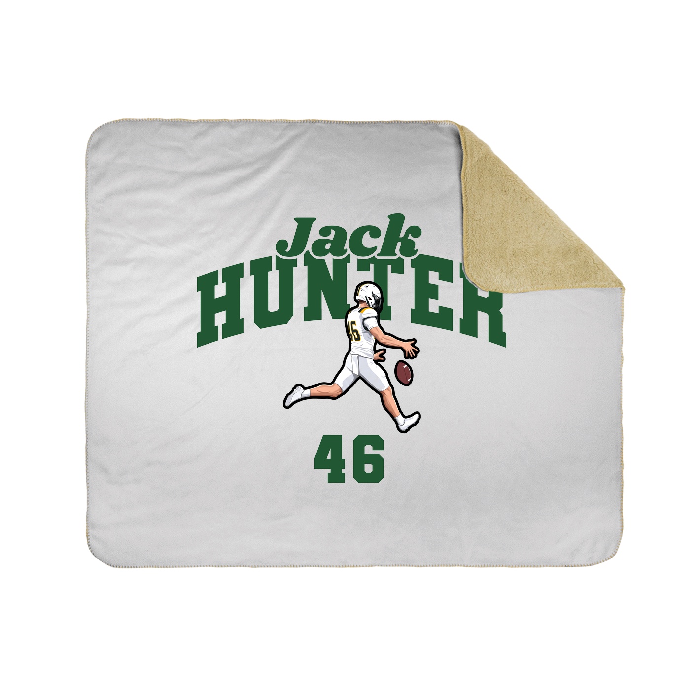 Throw Blanket — Signature Arch in White