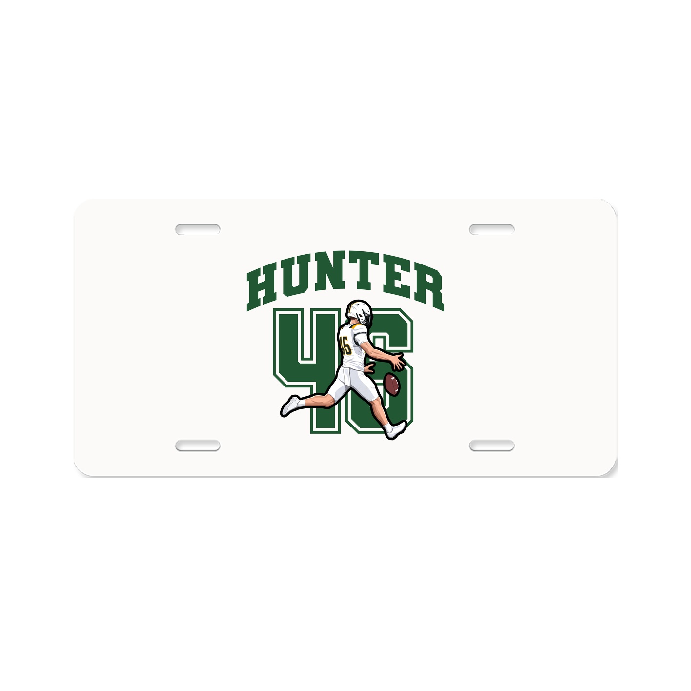 License Plate — Number in Classic