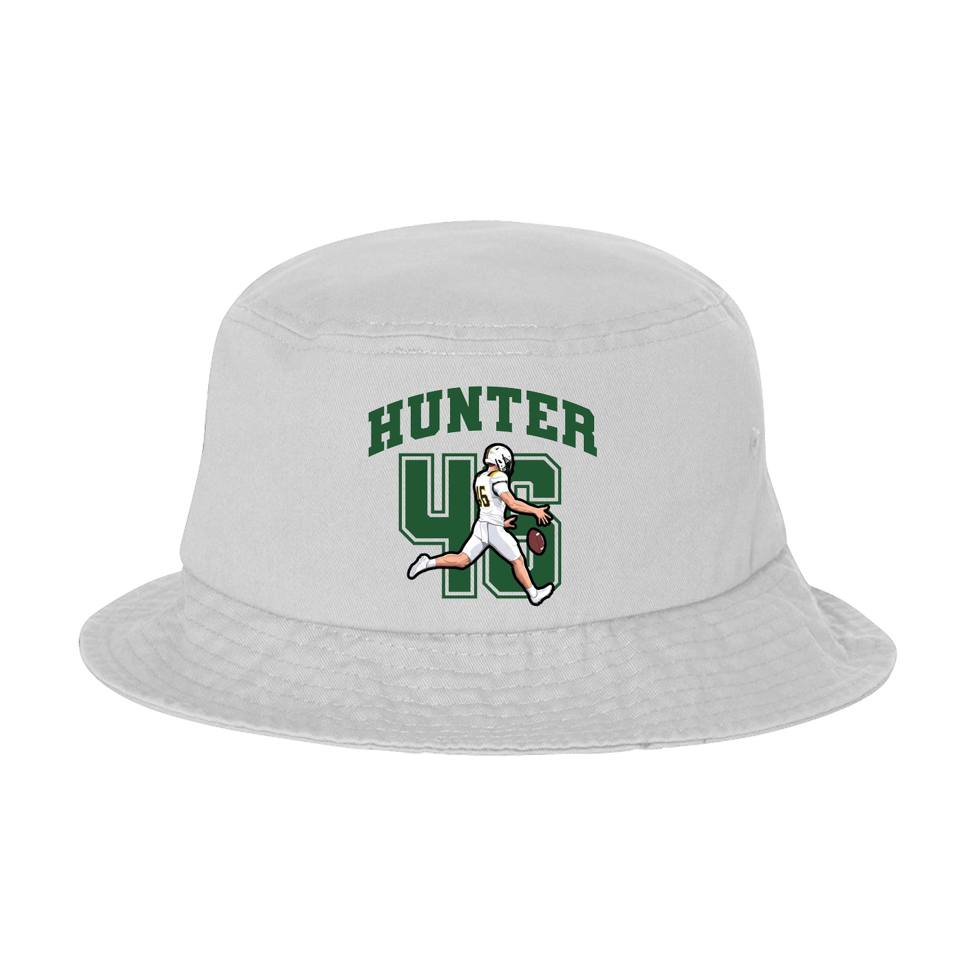Bucket Cap — Number in White