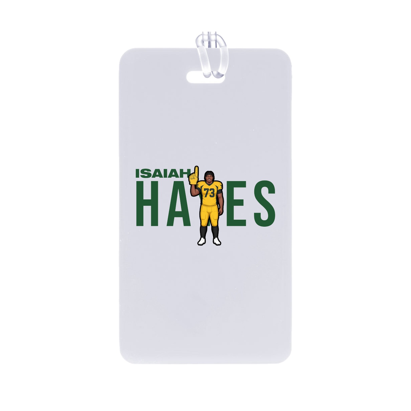 Bag Tag — Player Name in Classic