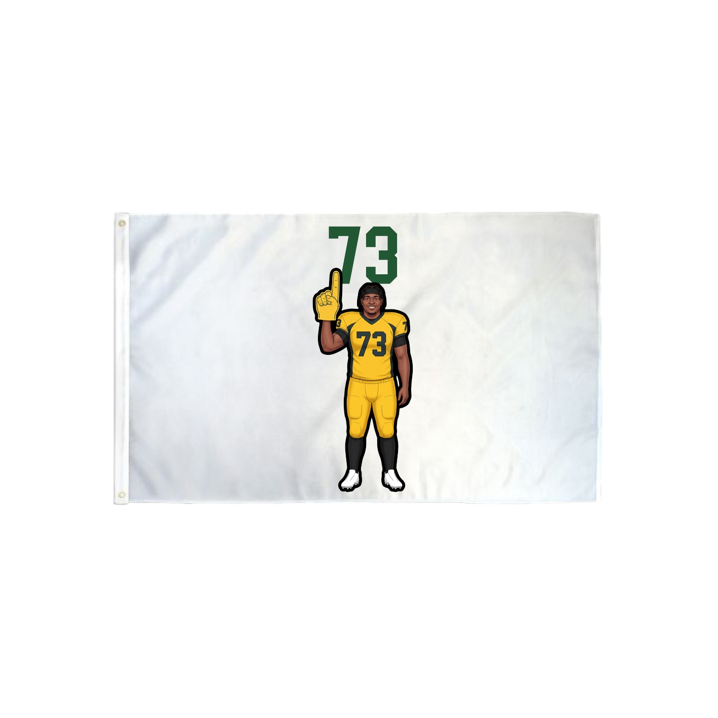 3x5 Flag — Number Top in Classic