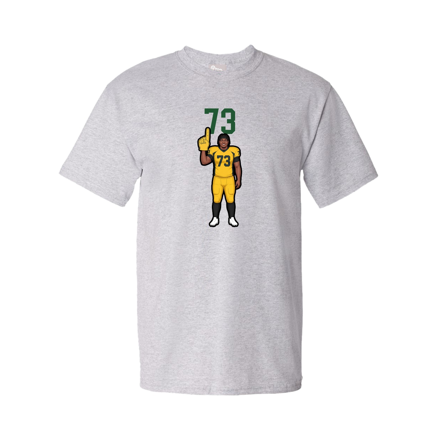 Tee — Number Top in Grey