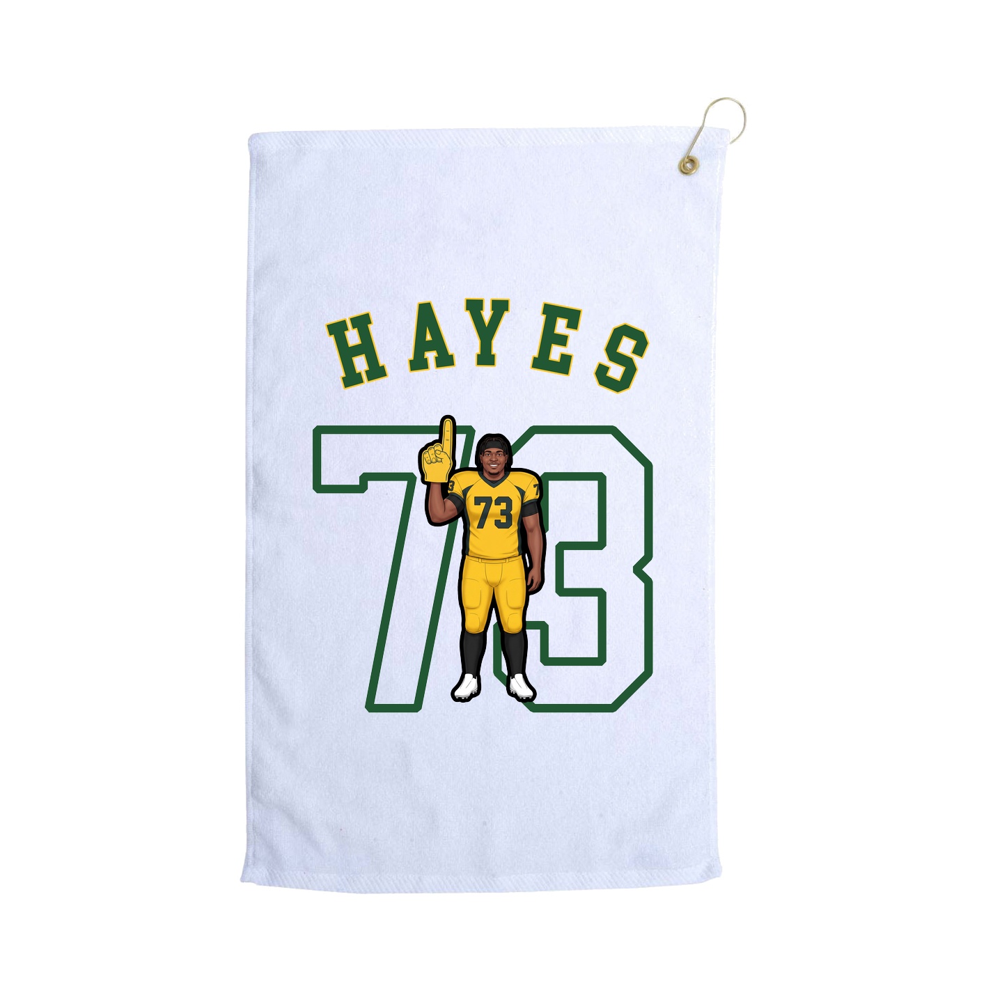 Golf Towel — Shirsey Arch in White