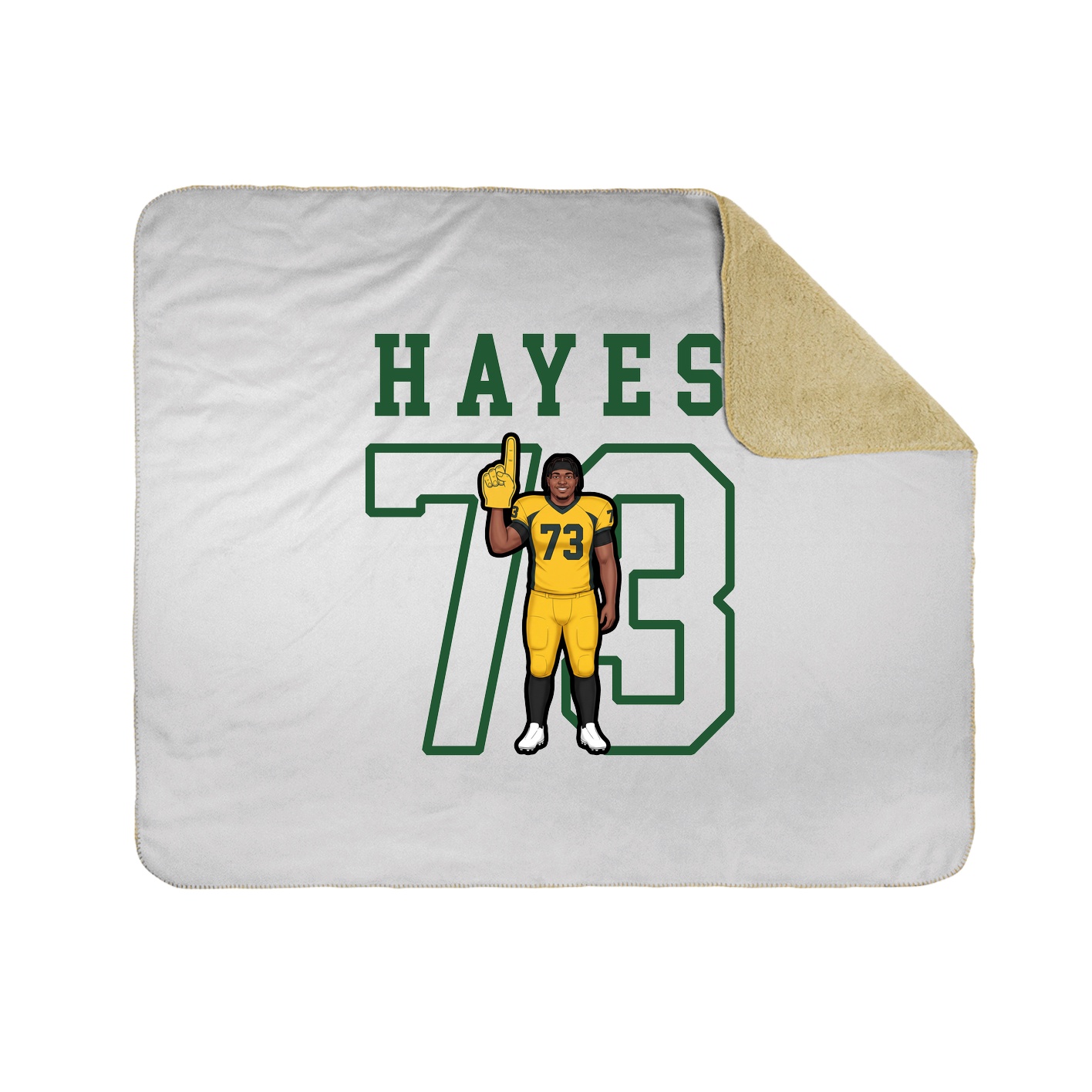 Throw Blanket — Shirsey in White