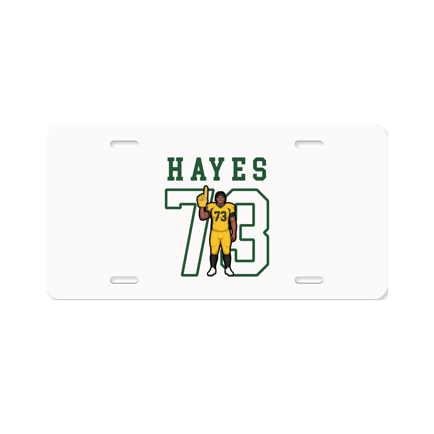 License Plate — Shirsey in Classic