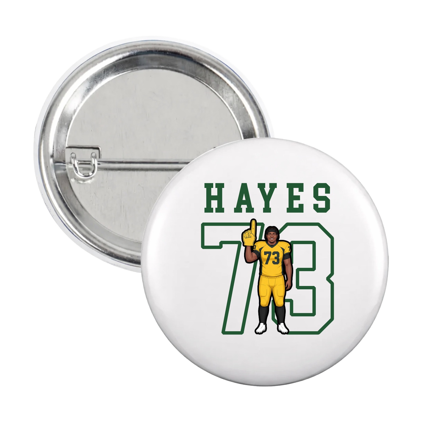 Game Day Button — Shirsey in White