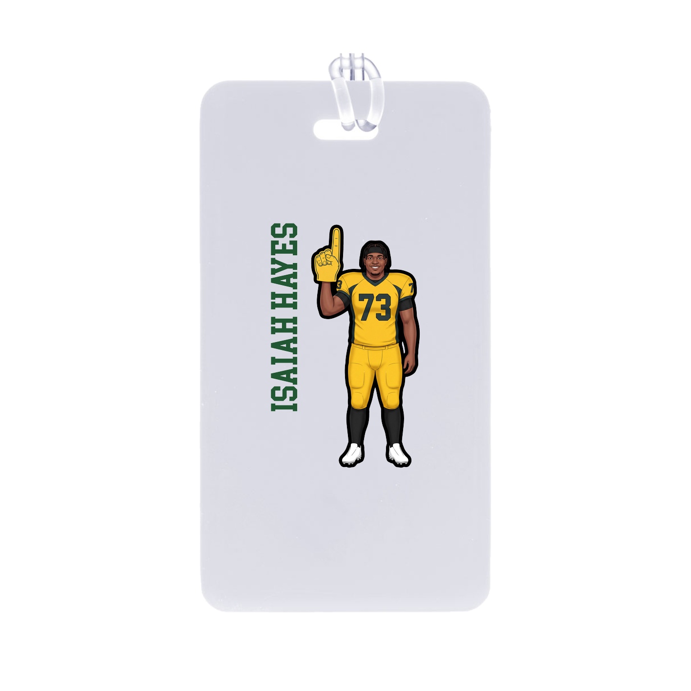 Bag Tag — Name Vertical in Classic