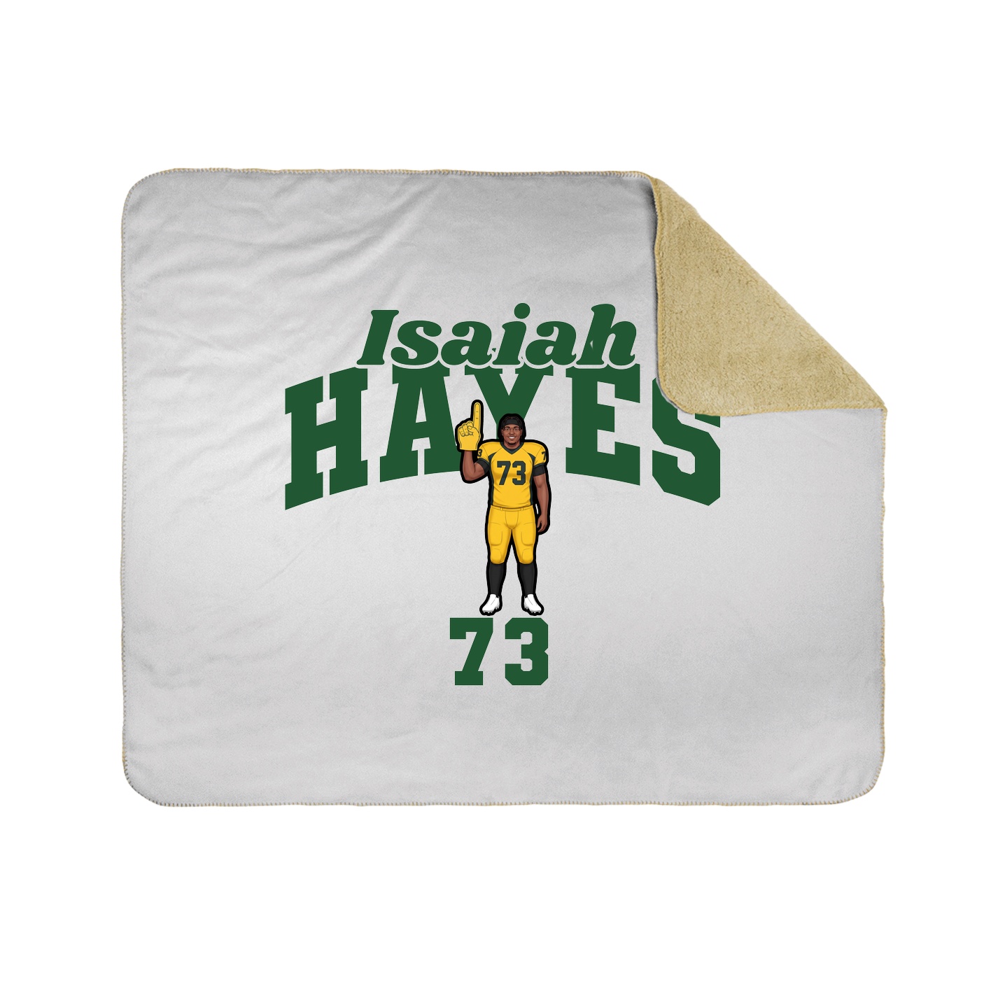 Throw Blanket — Signature Arch in White