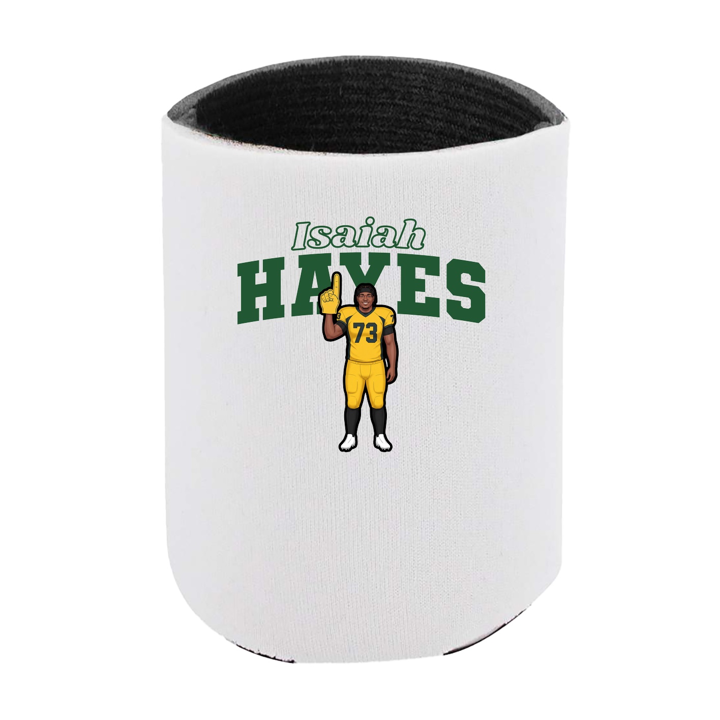 Can Holder — Name Arch in White