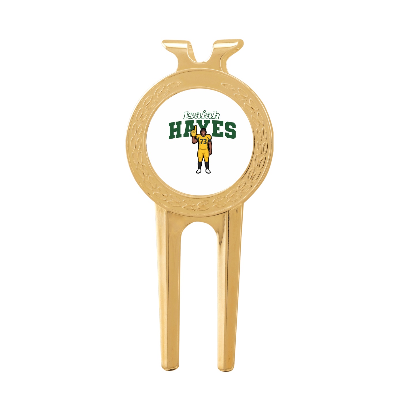 Divot Tool with Ball Marker — Name Arch in Classic