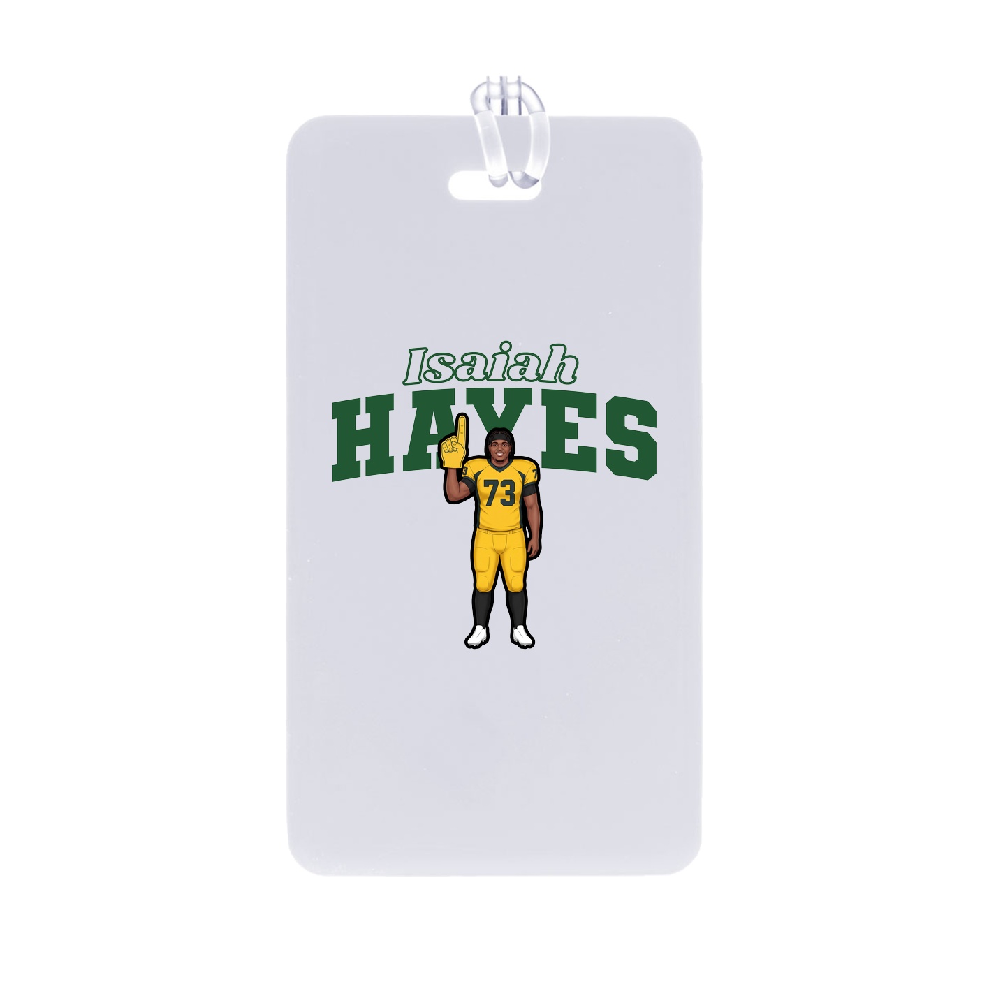 Bag Tag — Name Arch in Classic