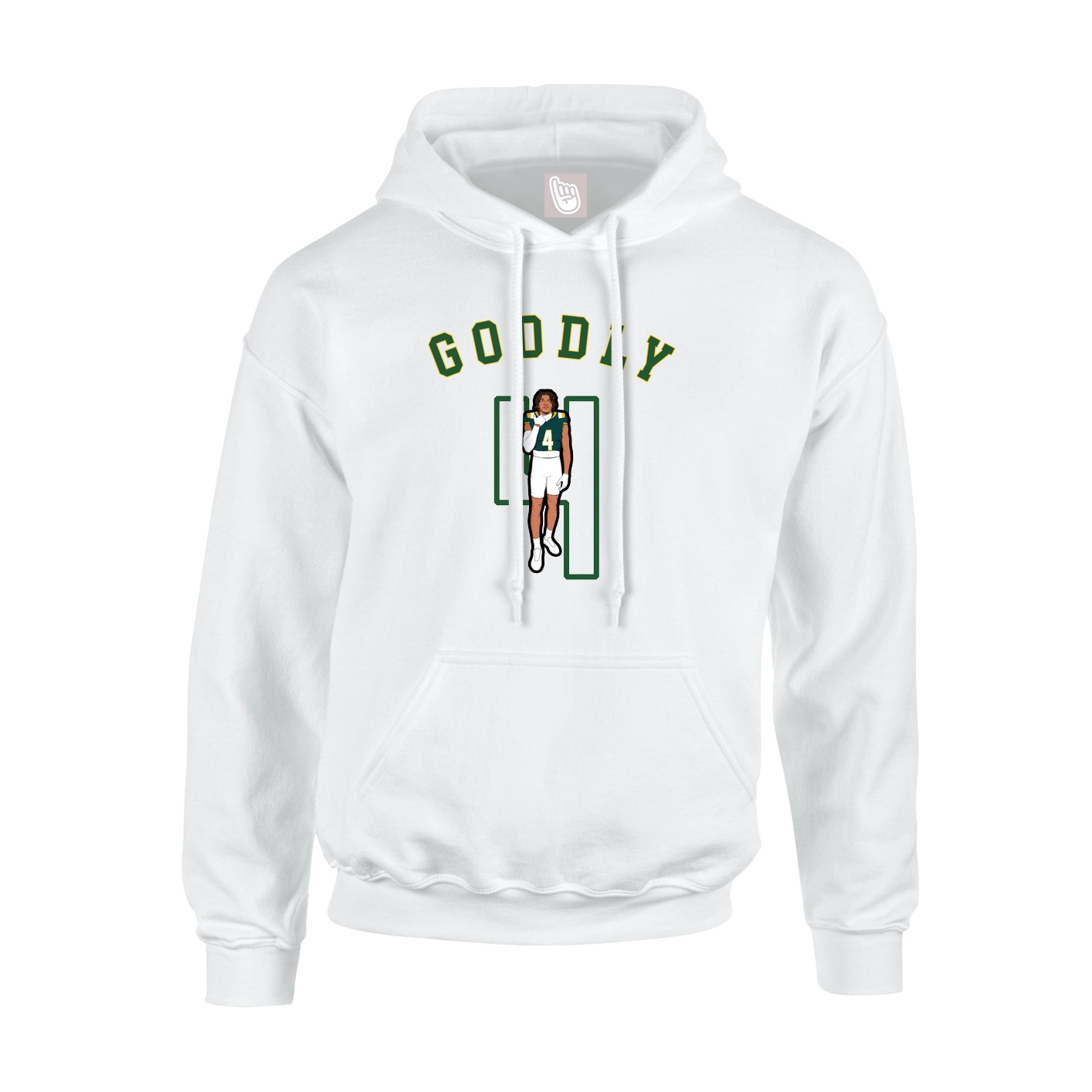 Youth Hoodie — Shirsey Arch in White