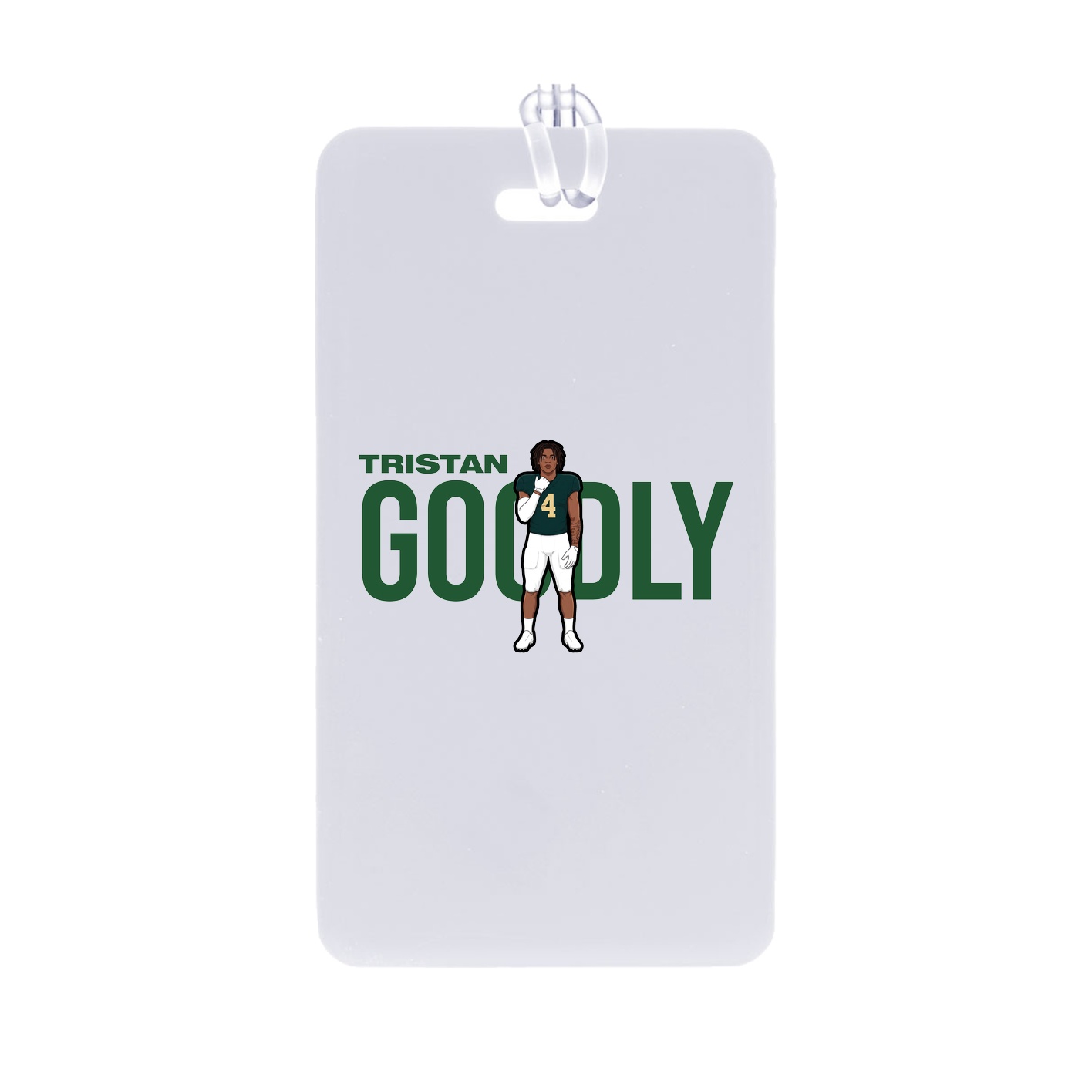 Bag Tag — Player Name in Classic