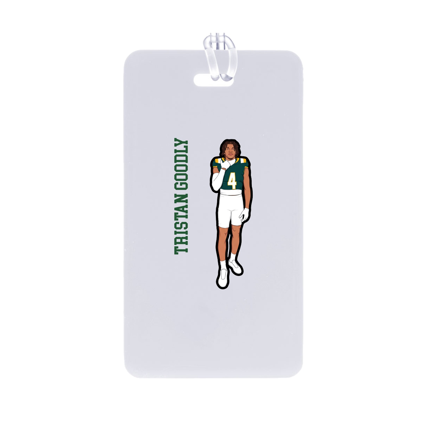 Bag Tag — Name Vertical in Classic