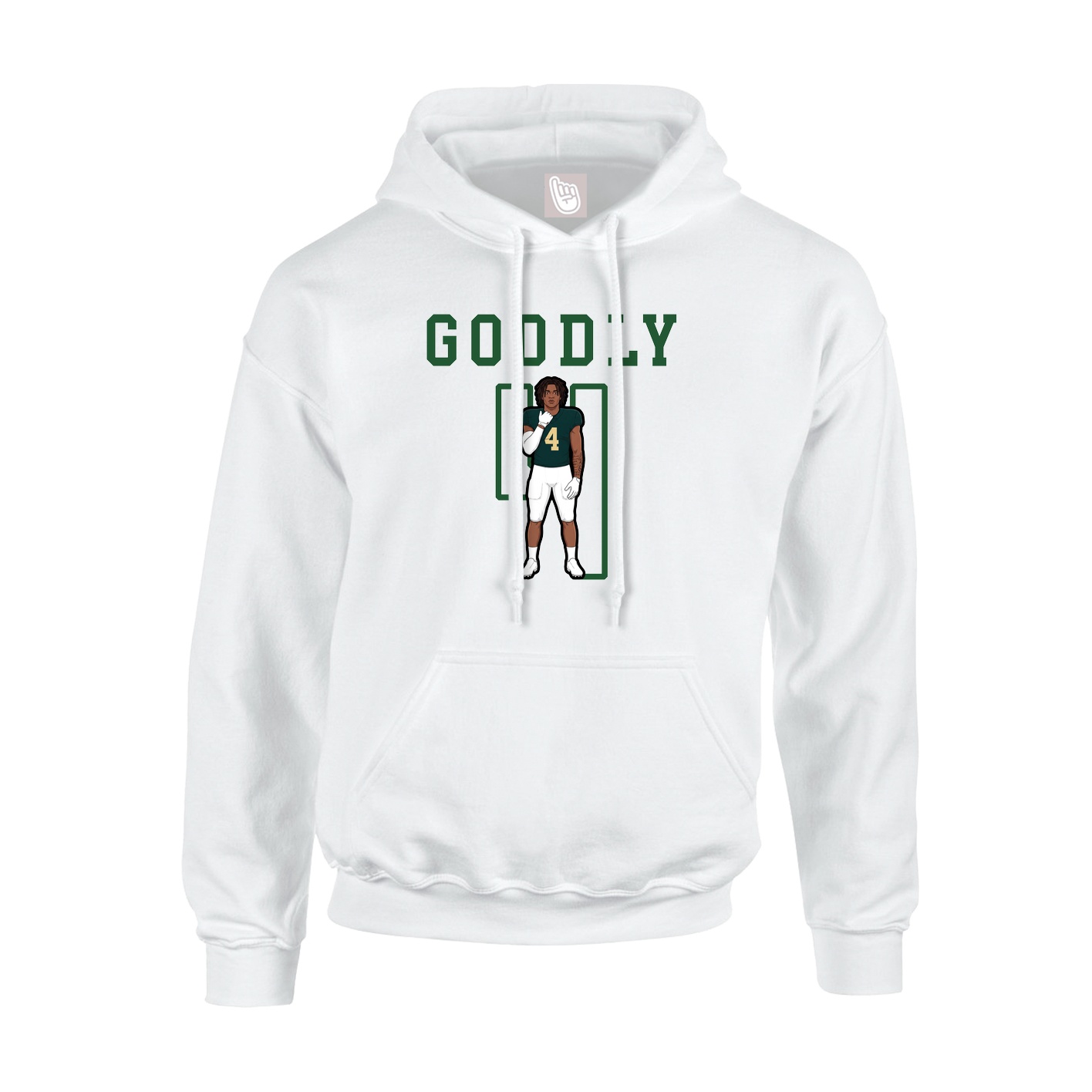 Youth Hoodie — Shirsey in White