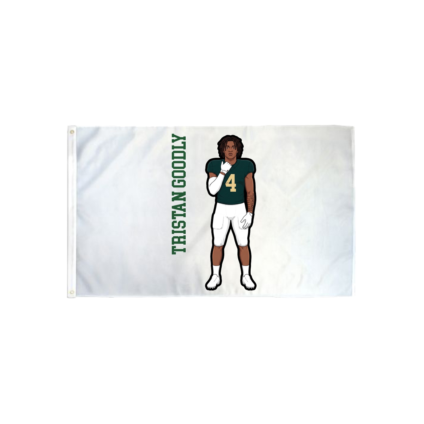 3x5 Flag — Name Vertical in Classic