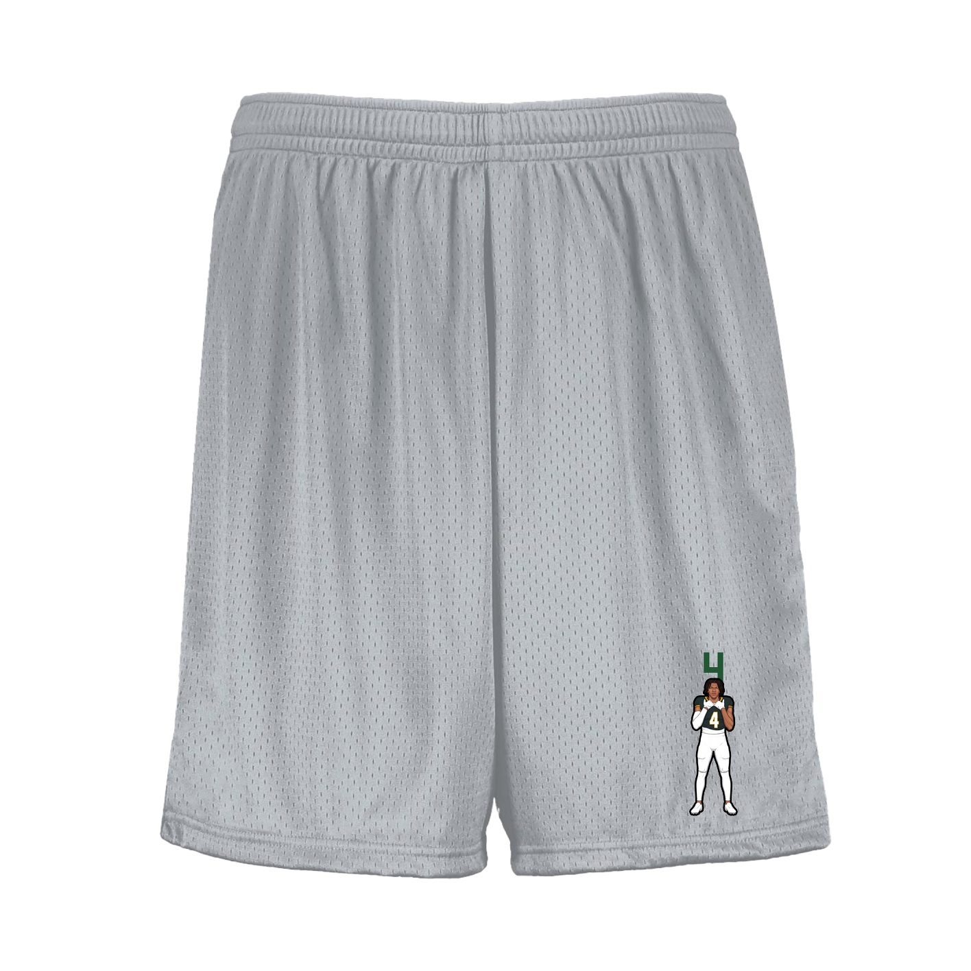Shorts — Number Top in Silver