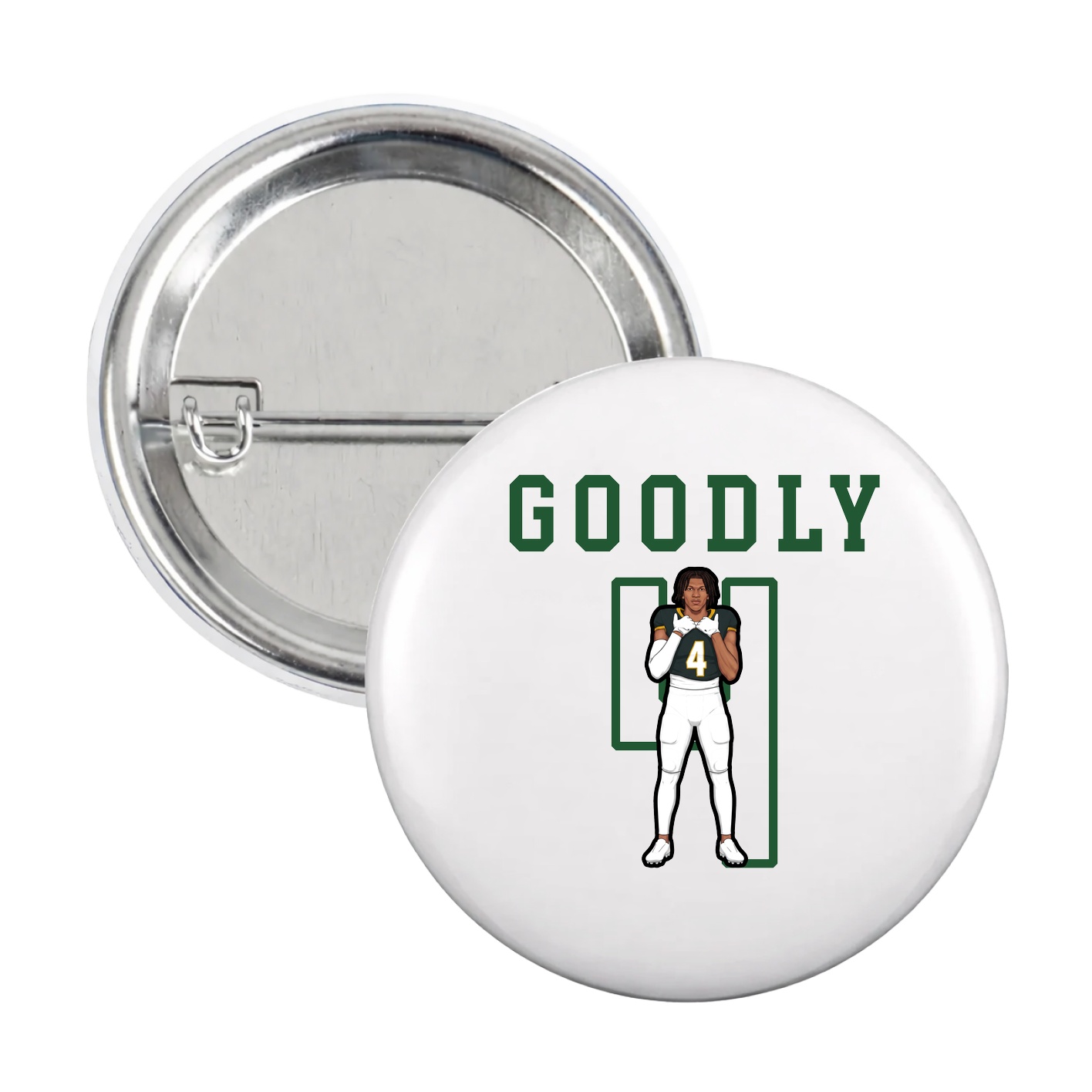 Game Day Button — Shirsey in White