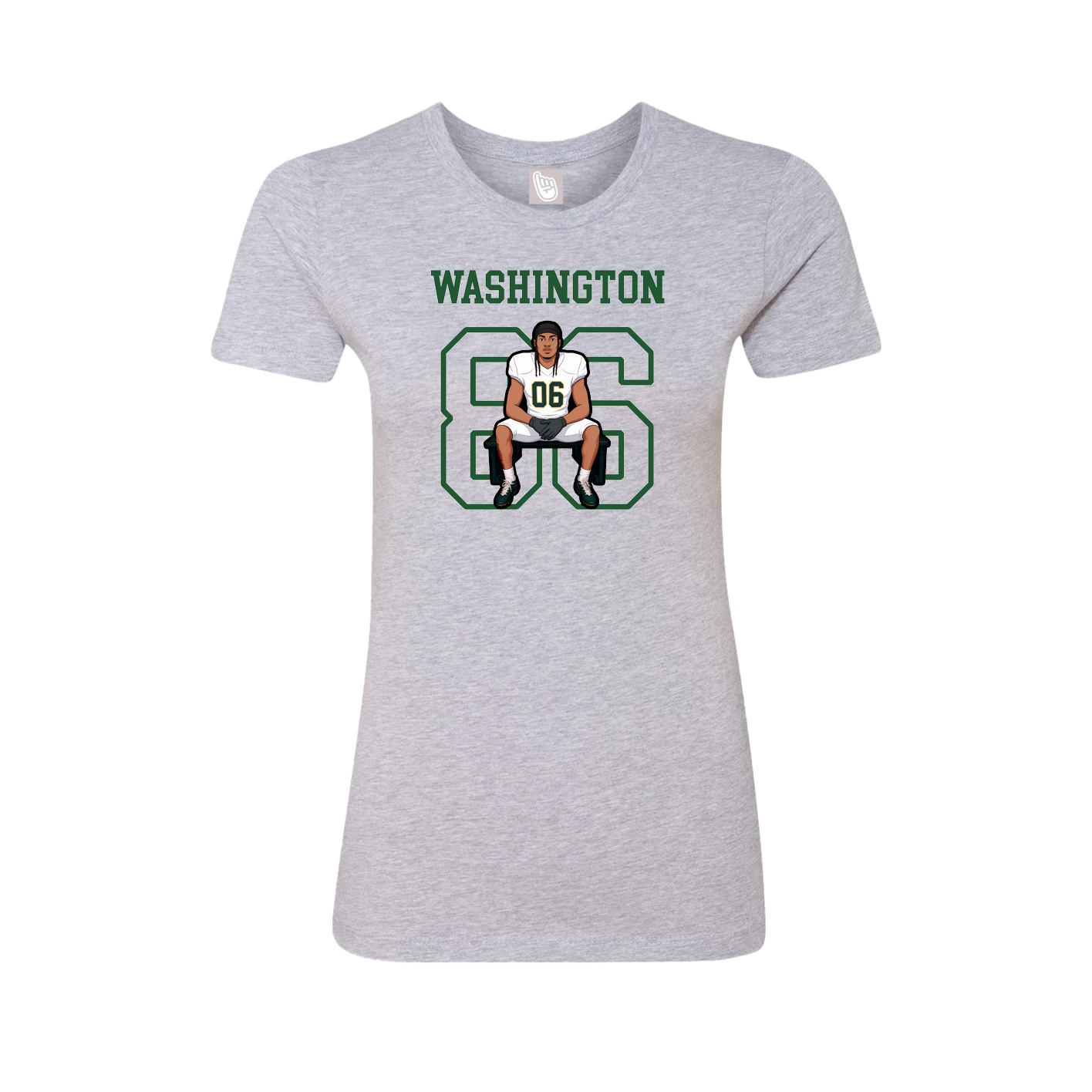 Fitted Women's Tee — Shirsey in Grey