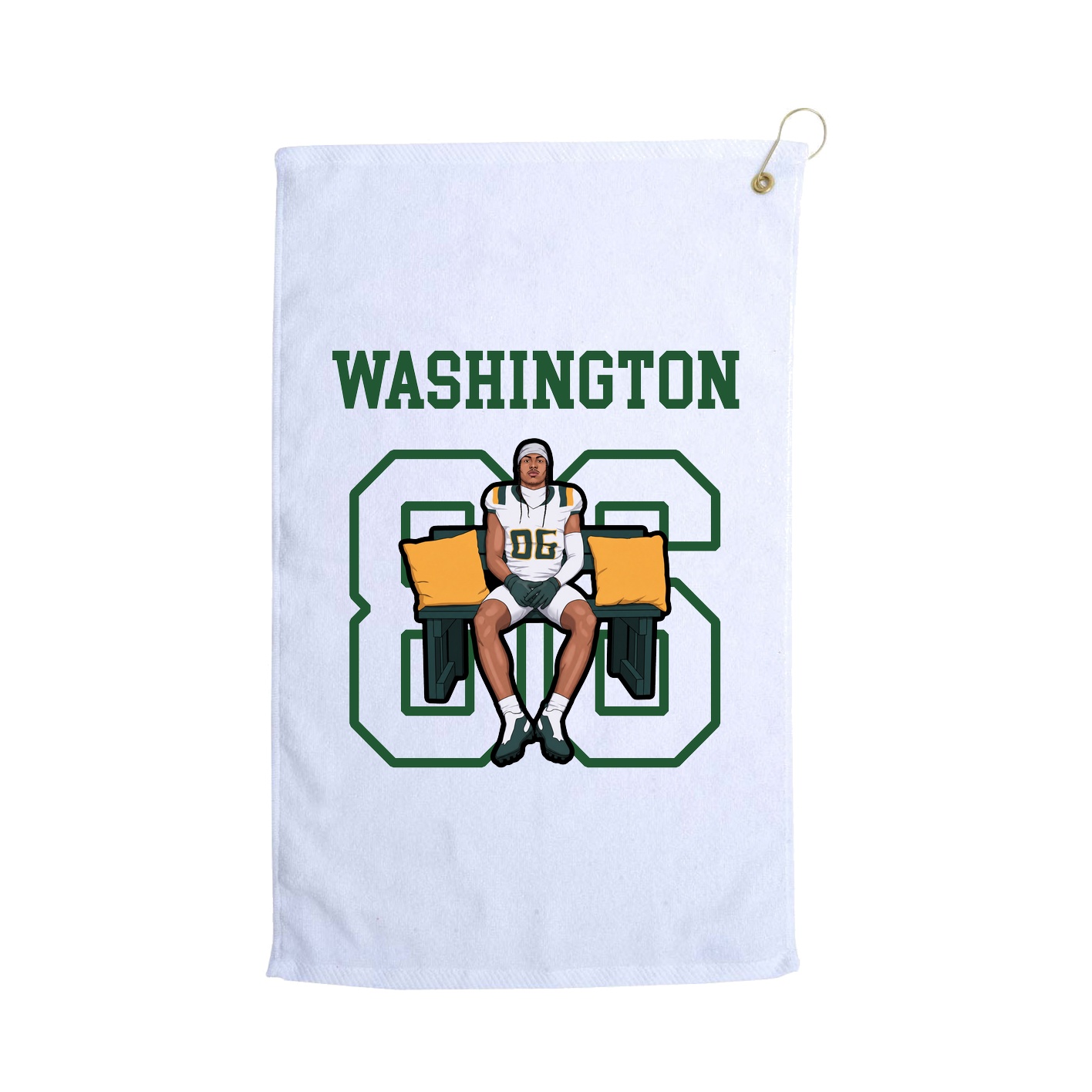 Golf Towel — Shirsey in White