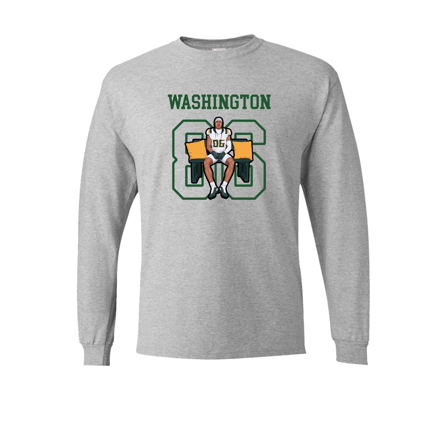 Long Sleeve Tee — Shirsey in Grey