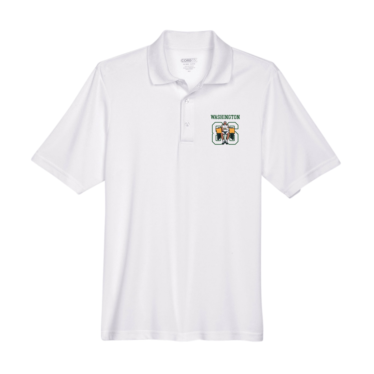 Performance Polo — Shirsey in White