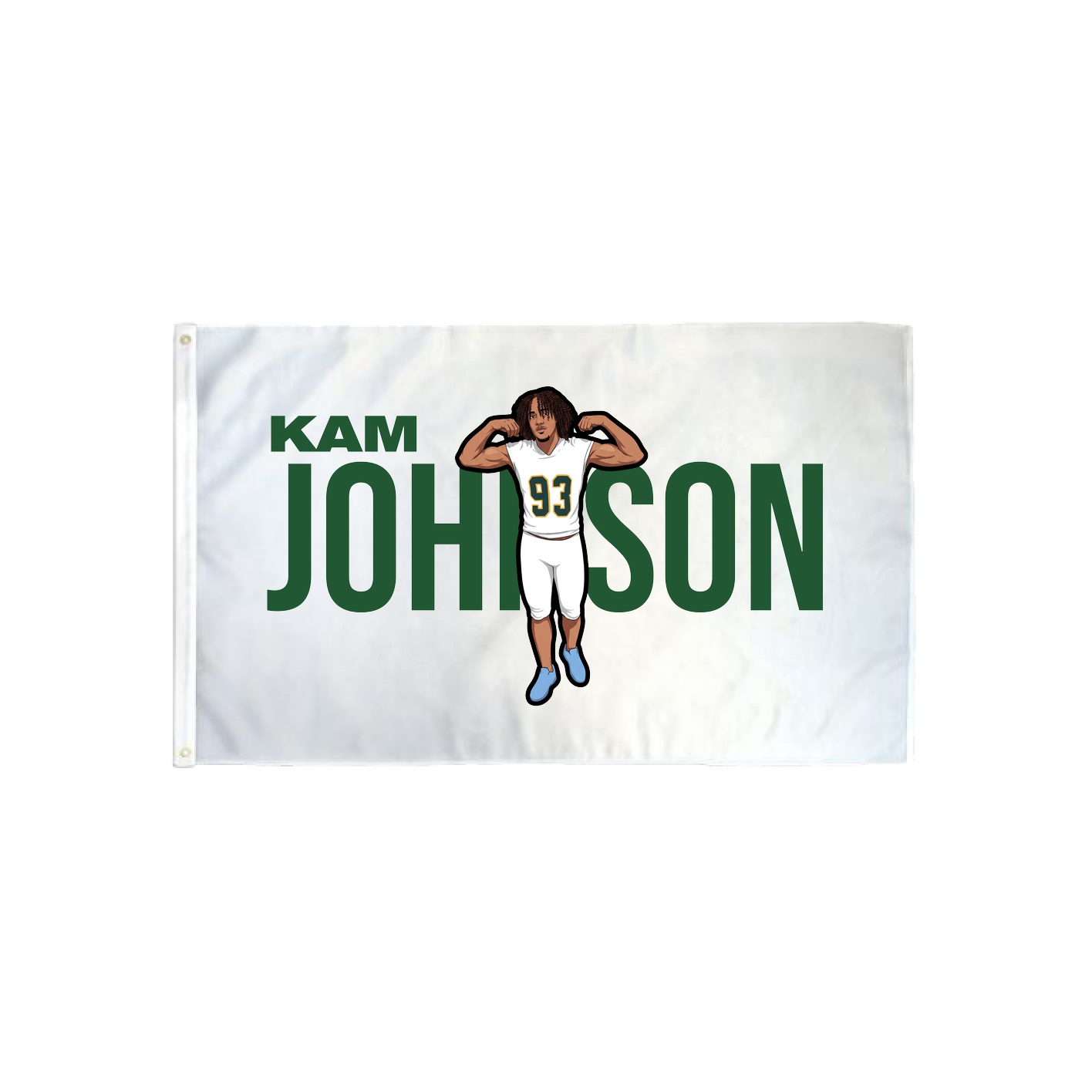 3x5 Flag — Player Name in Classic