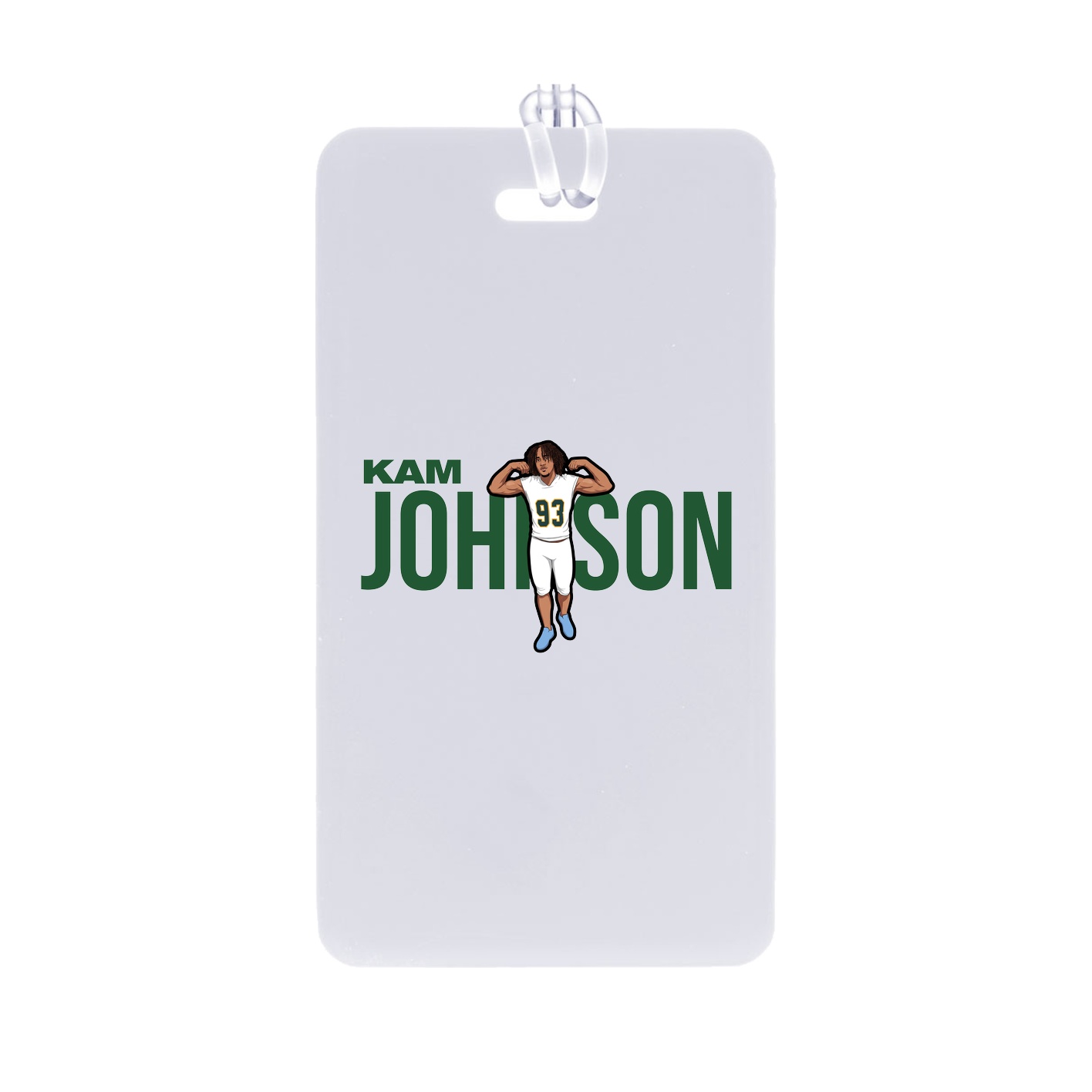Bag Tag — Player Name in Classic