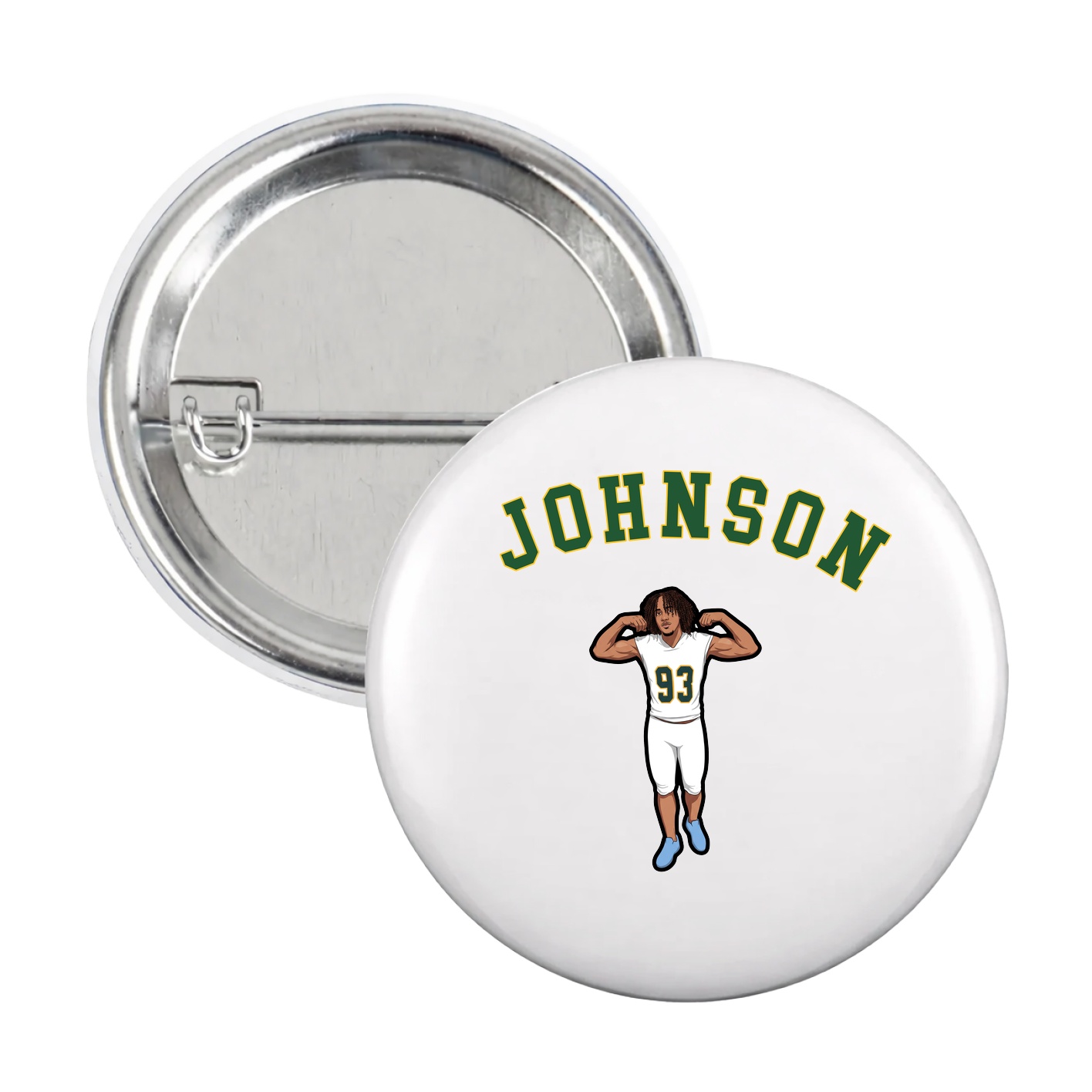 Game Day Button — Shirsey Arch in White