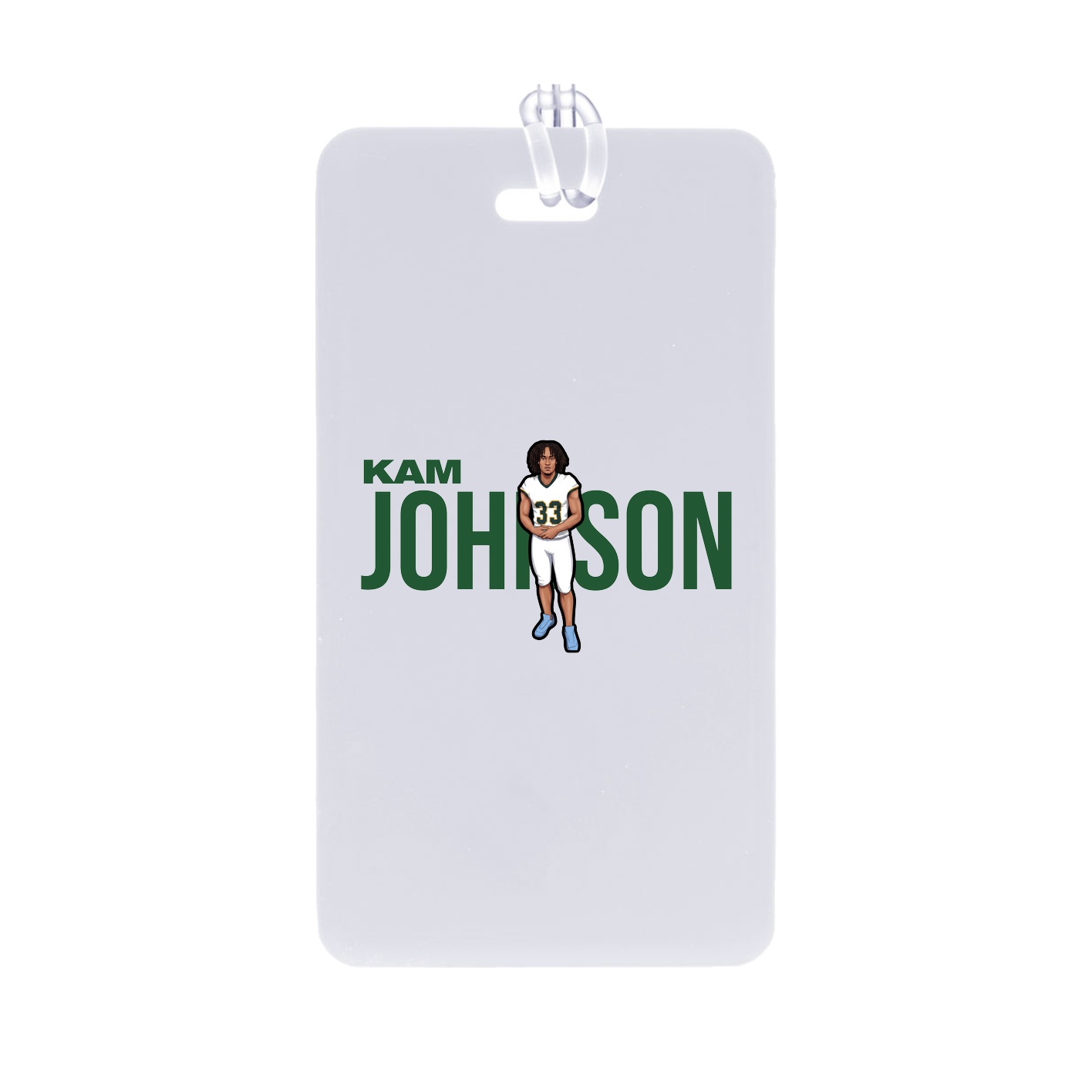 Bag Tag — Player Name in Classic